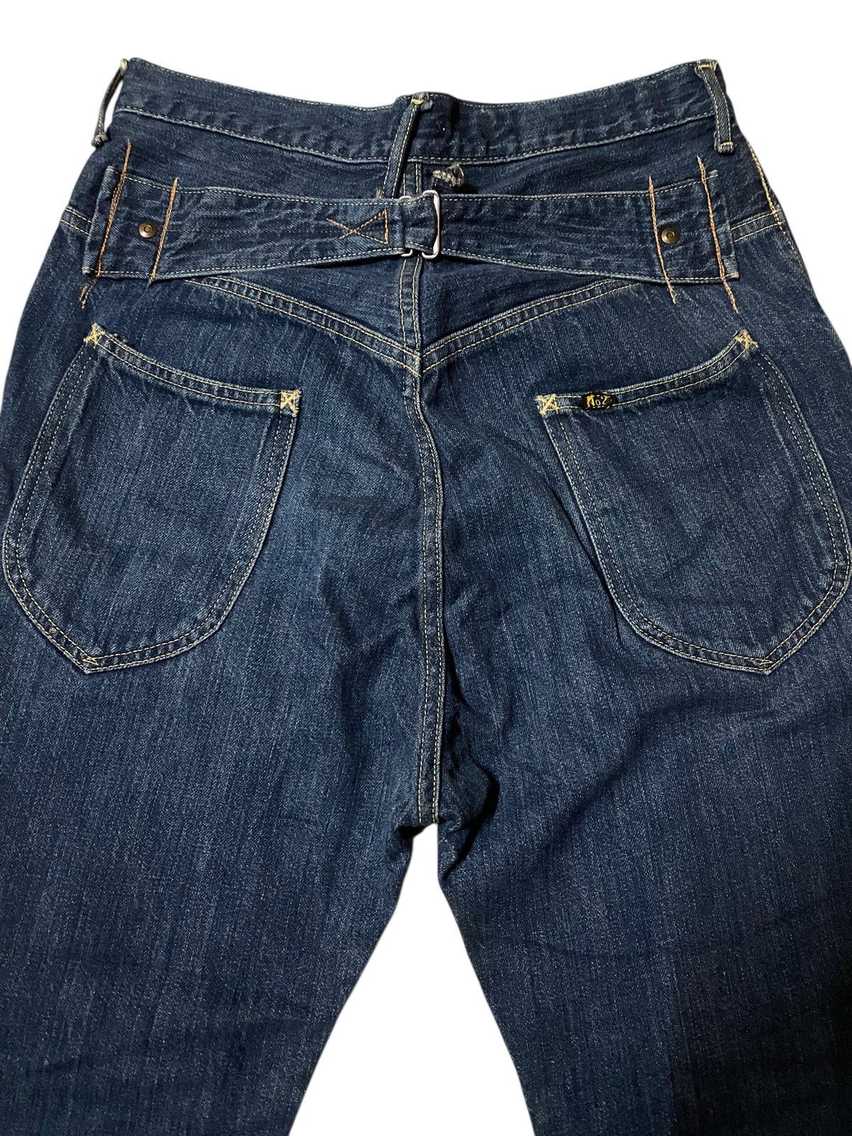 Kapital Kapital No 2 Denim Crop Croth Patchwork Buckle Back Denim Size US 29 - 4 Thumbnail