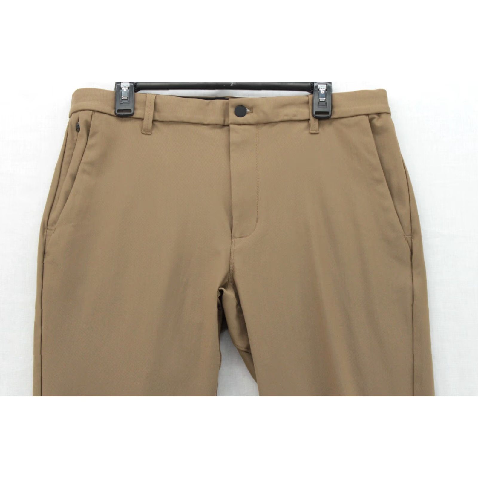 Vintage 7 Diamonds Infinity Chino Pants Mens 36x26 Dark Tan Brown Performance Slim Fit Size US 36 / EU 52 - 2 Thumbnail