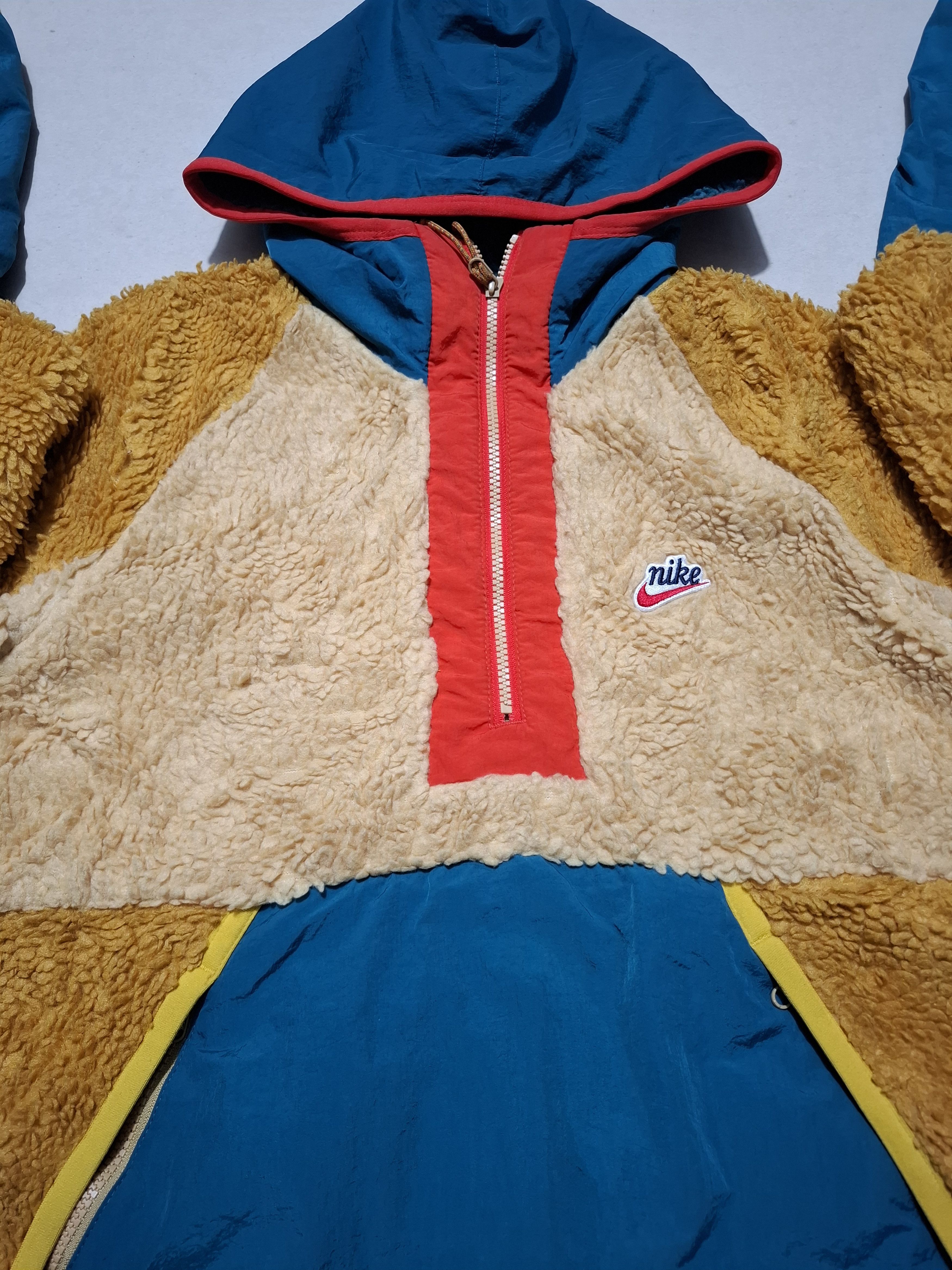 Nike Nike Fleece Sherpa Half Zip Pull Over Retro Jacket L Size US M / EU 48-50 / 2 - 3 Thumbnail