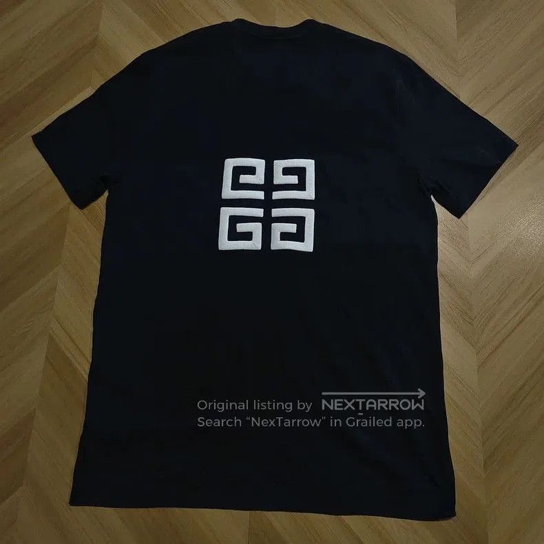 Givenchy Givenchy Letter Embroidered Short Sleeve Tee. Size US L / EU 52-54 / 3 - 2 Thumbnail