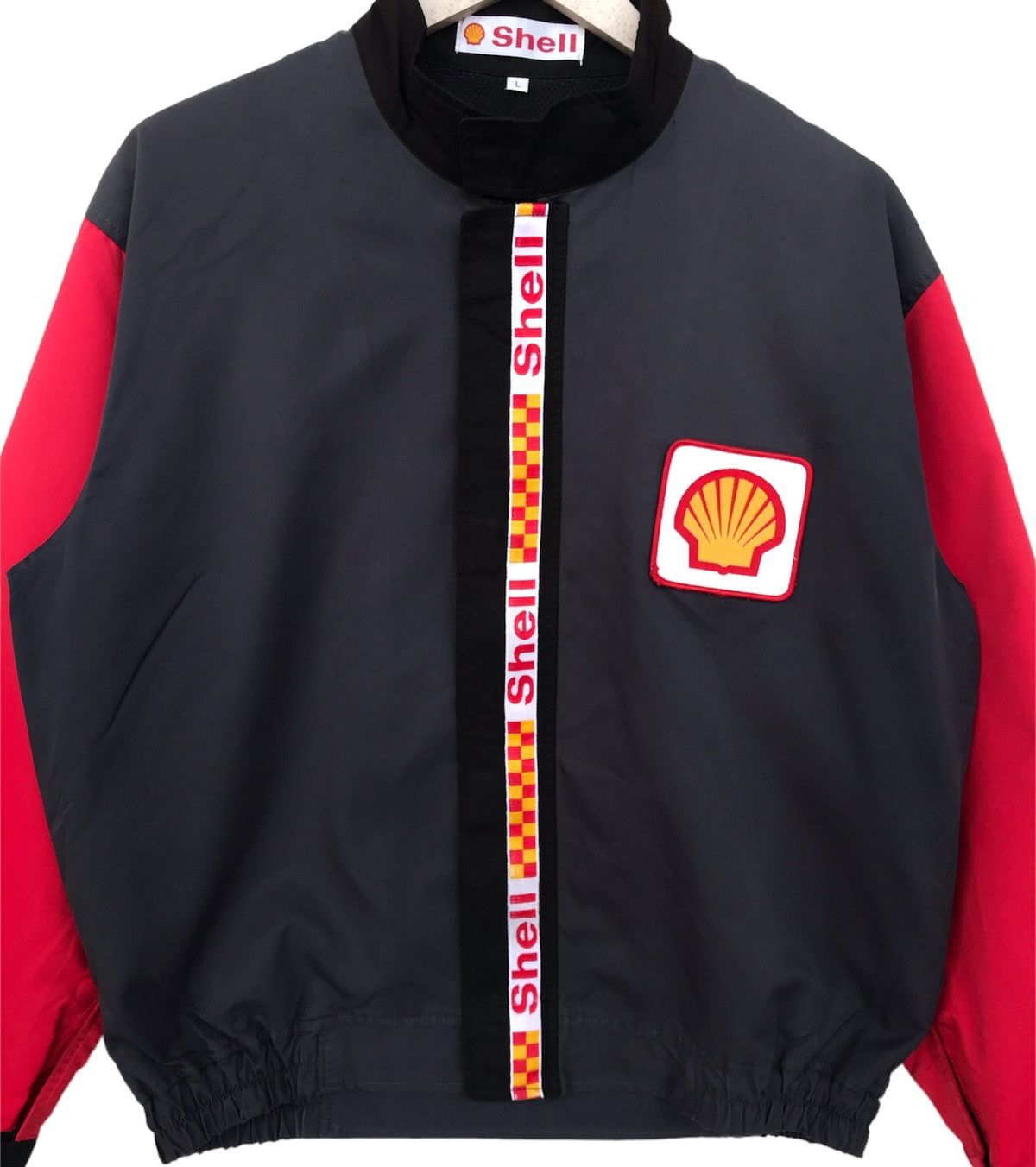 Japanese Brand × Vintage Vintage SHELL full Zip Jacket Size US L / EU 52-54 / 3 - 4 Thumbnail