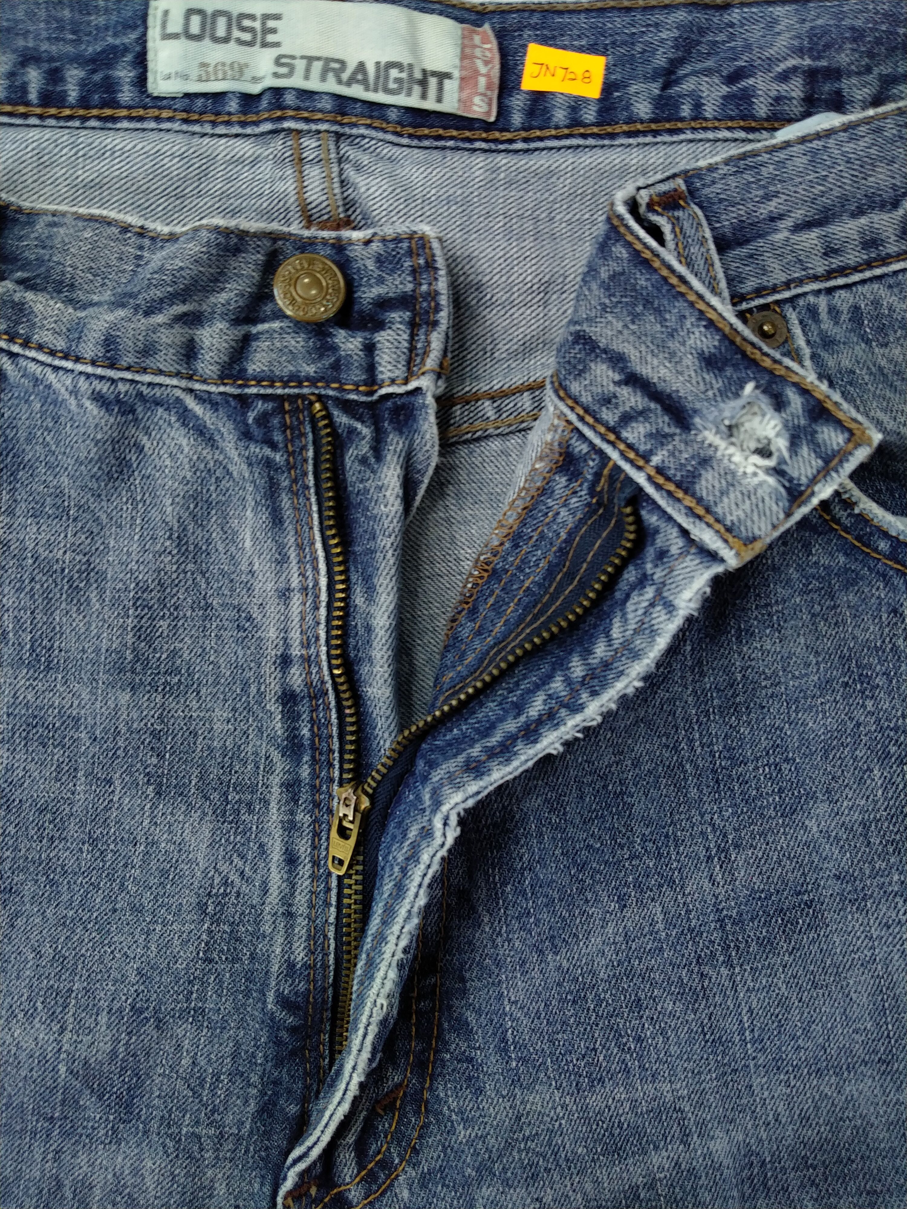 Levi's Distressed Vintage Levi's 569 Loose Straight Denim -JN728 Size US 38 / EU 54 - 6 Thumbnail