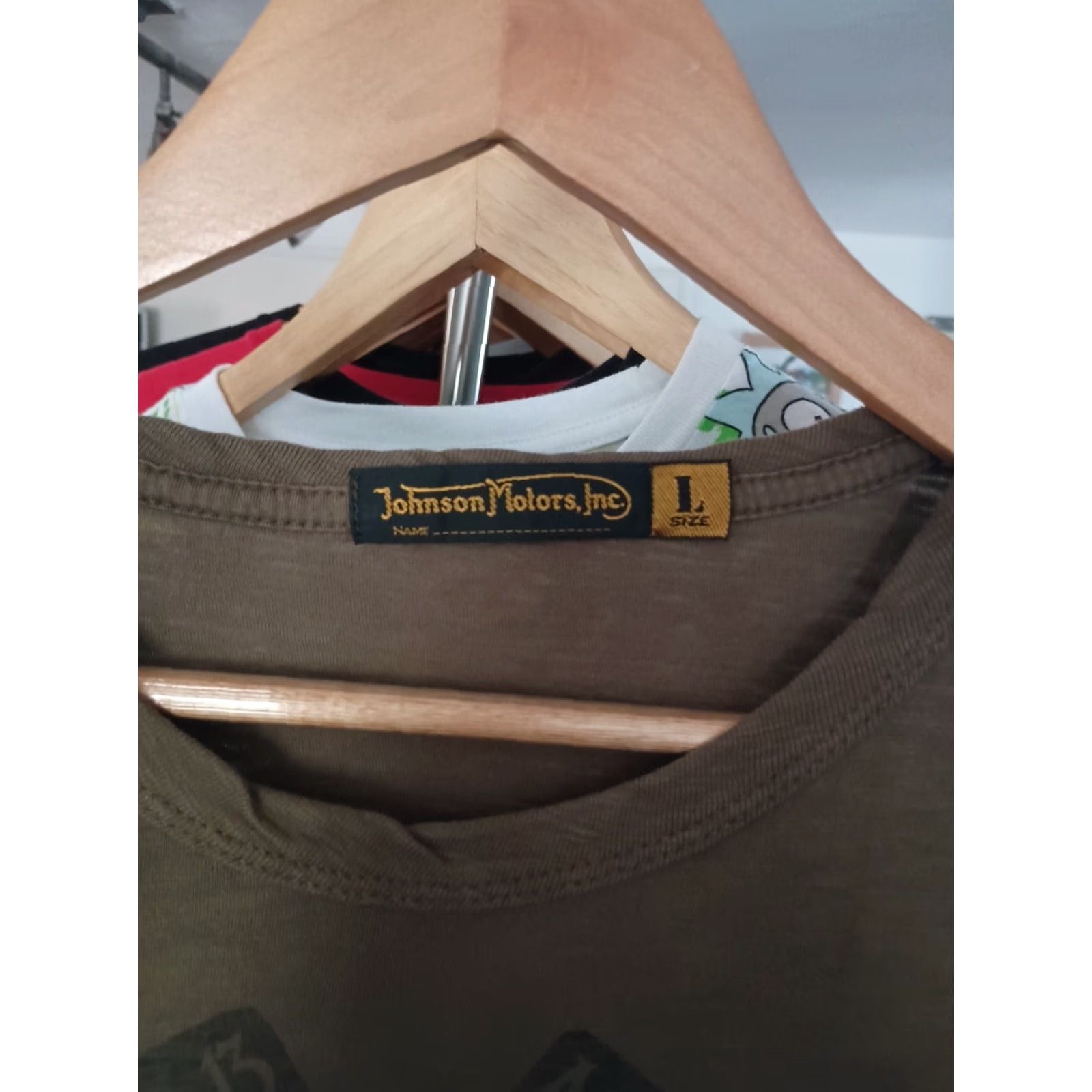Vintage VINTAGE Johnson Motors, Inc. T-Shirt Mens L Green Motorcycle Biker Made In USA Size US L / EU 52-54 / 3 - 2 Thumbnail
