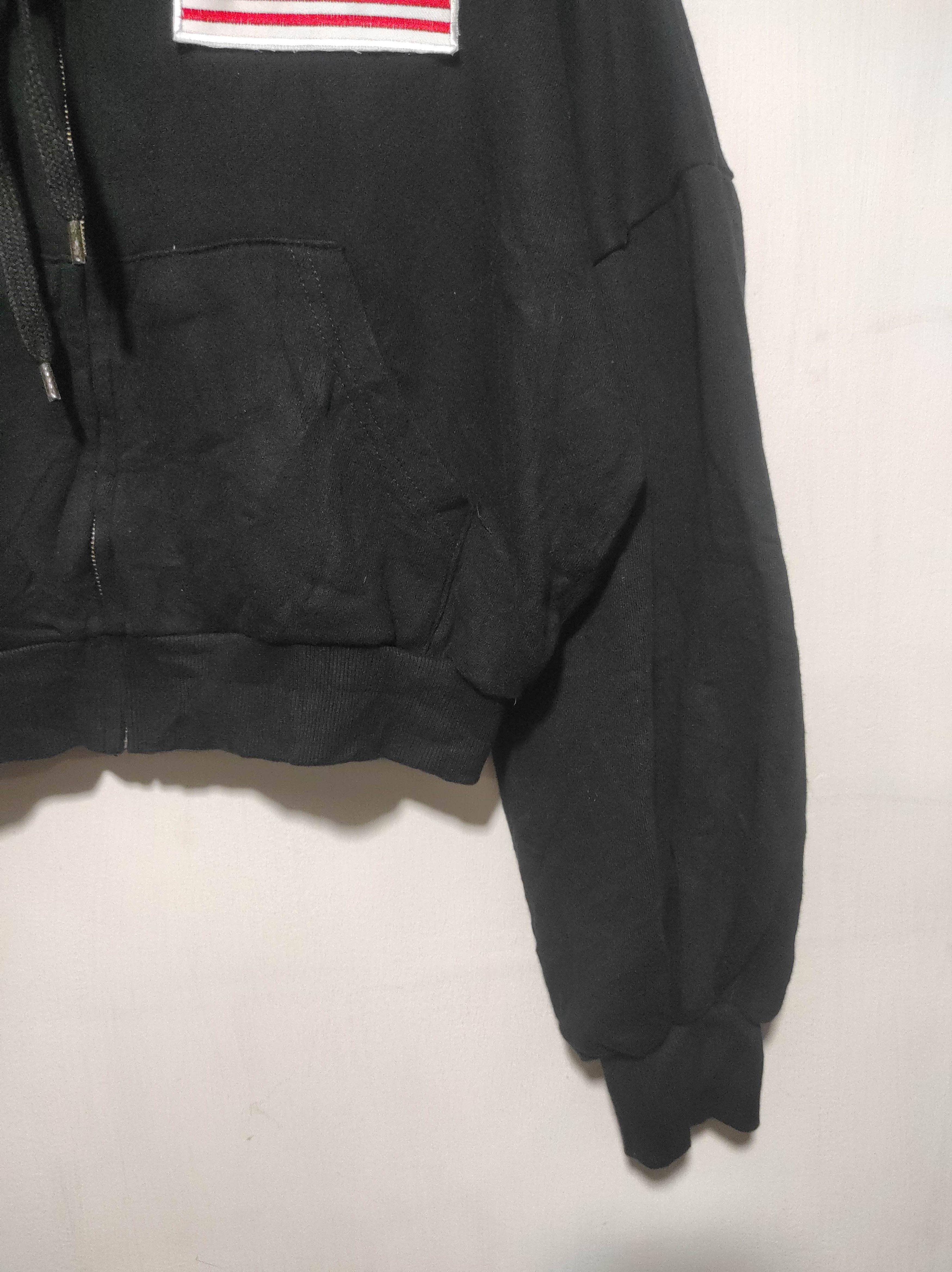 Hysteric Glamour Roco Black Crop USA Flag Zip Fur Hoodie if6was9 LGB style Size M / US 6-8 / IT 42-44 - 7 Thumbnail