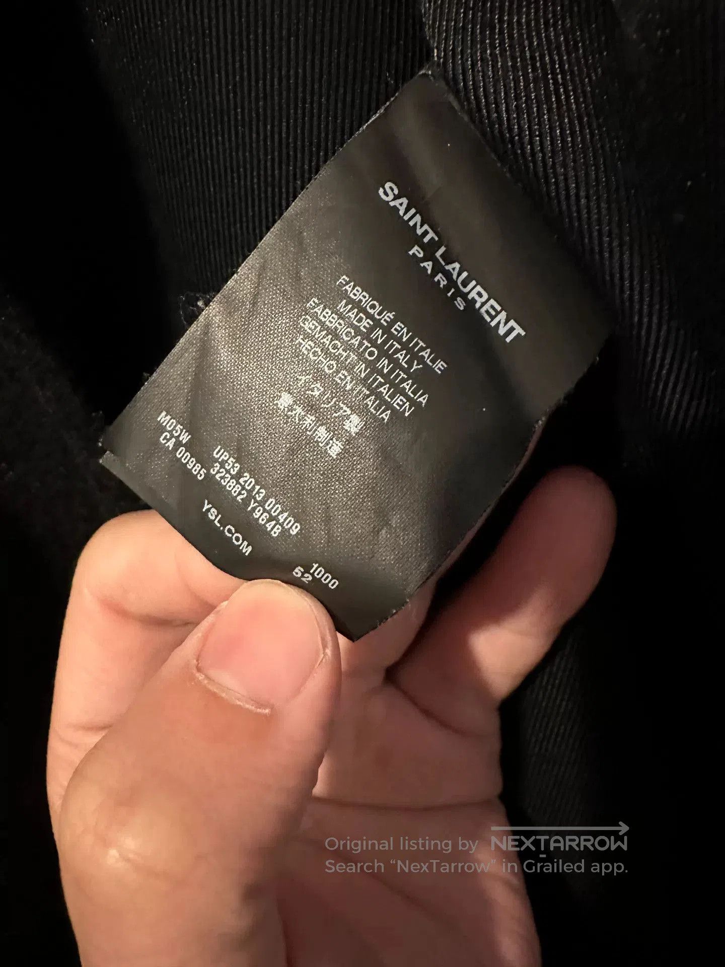 Saint Laurent Paris Saint Laurent 13FW Black Gold Button Jacket. Size US L / EU 52-54 / 3 - 6 Thumbnail