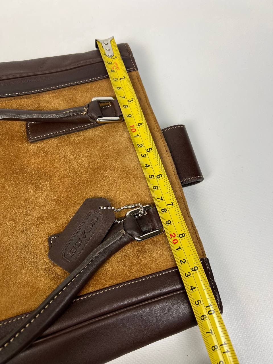 Coach Vintage Legacy Suede Bonnie’s Coach Tote Bag Y2K Size ONE SIZE - 12 Thumbnail