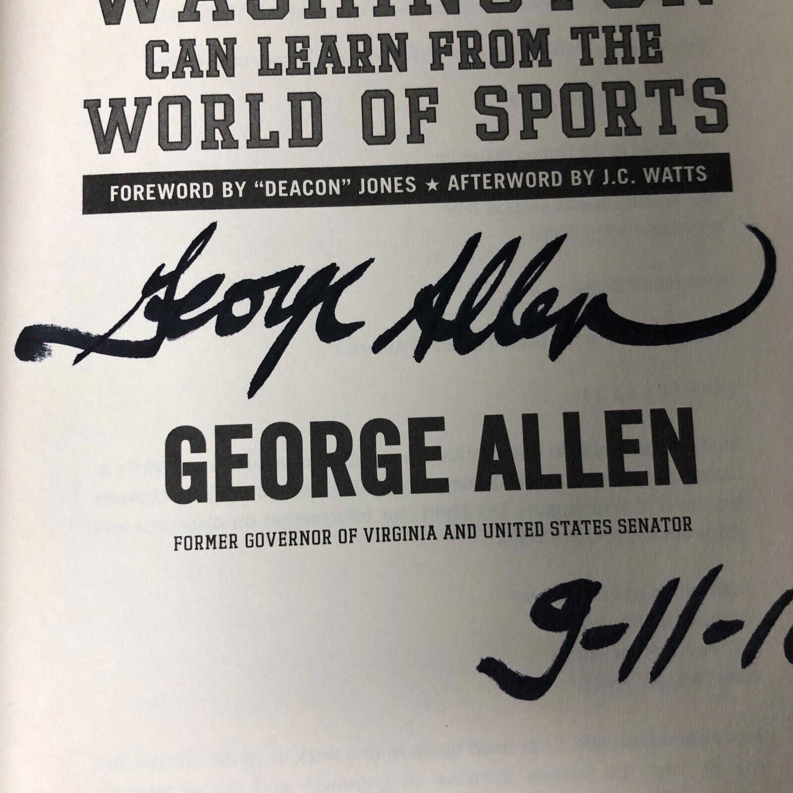 Designer Signed What Washington Can Learn from Sports by George Allen Size ONE SIZE - 3 Thumbnail