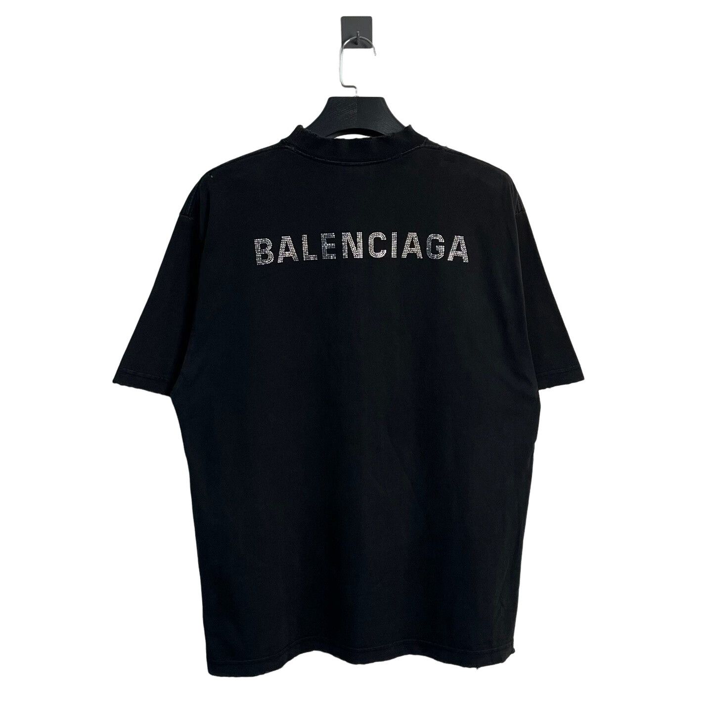 Balenciaga Balenciaga Rhinestone Logo T-Shirt Size M Size US M / EU 48-50 / 2 - 1 Thumbnail