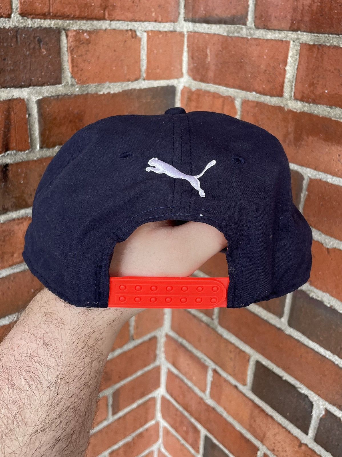 Puma 2018 Puma Red Bull Racing Hat Blue Solid Snapback Size ONE SIZE - 4 Thumbnail