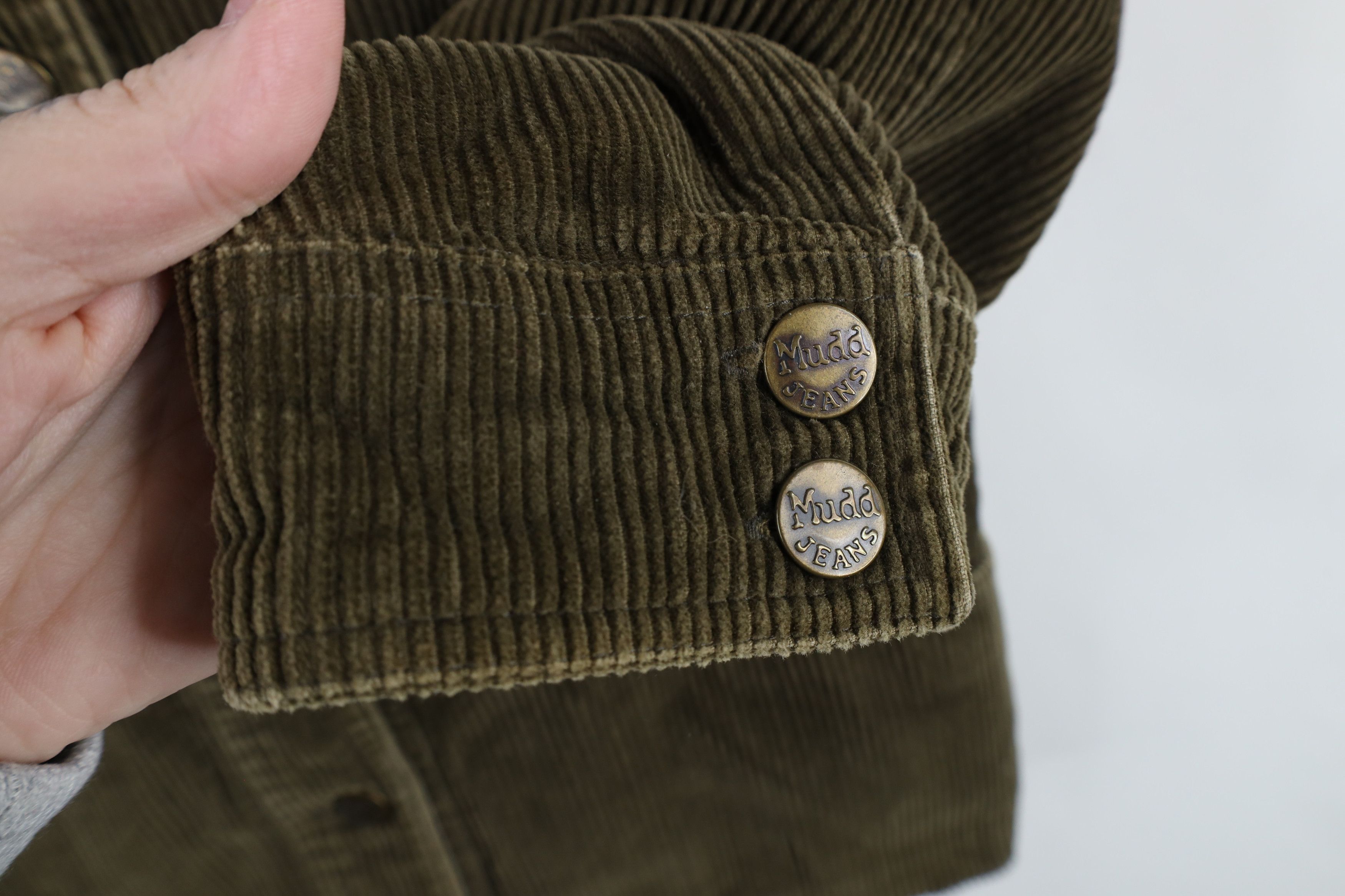 Vintage Vintage 90s Y2K MUDD Babydoll Corduroy Button Jacket Green Size M / US 6-8 / IT 42-44 - 4 Thumbnail