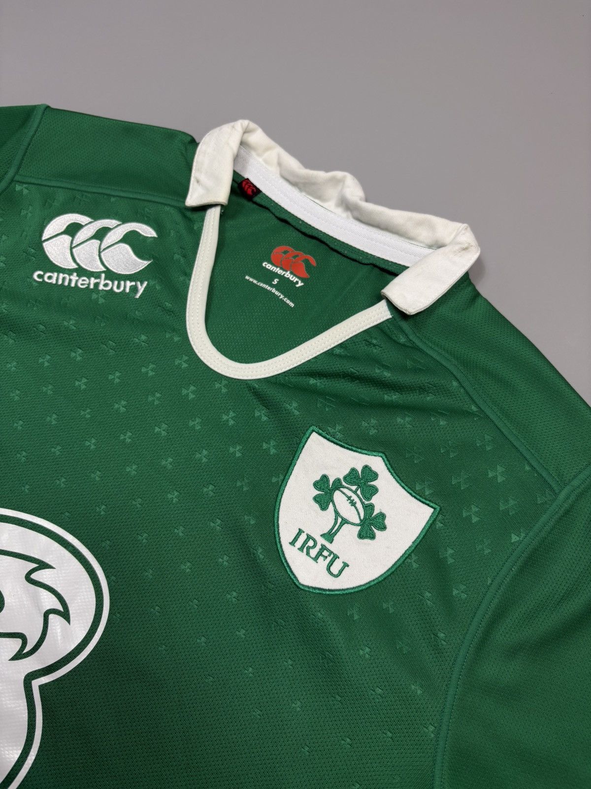 Canterbury of New Zealand Canterbury Ireland Rugby 2014/2015 Home union jersey Size US S / EU 44-46 / 1 - 5 Thumbnail