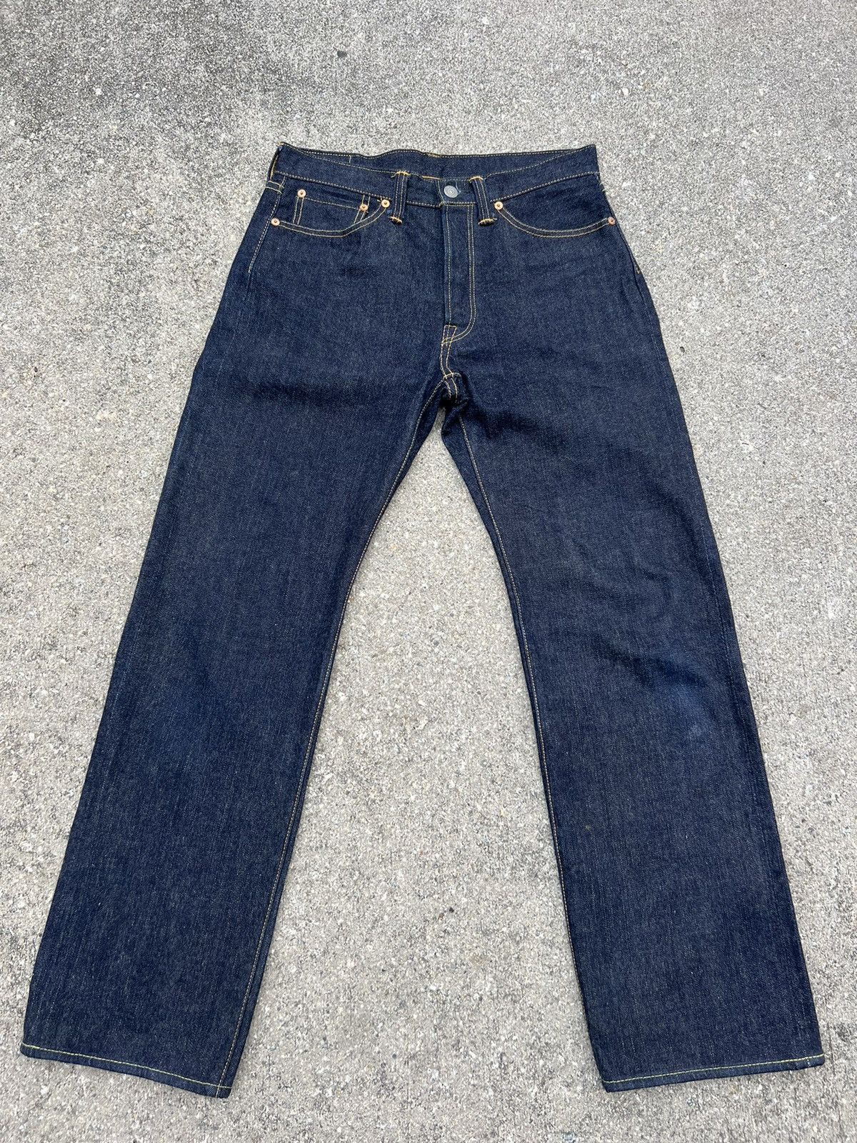 The Flat Head The Flat Head Googies G35 Dark Blue Denim Selvedge Jeans Size US 30 / EU 46 - 1 Thumbnail