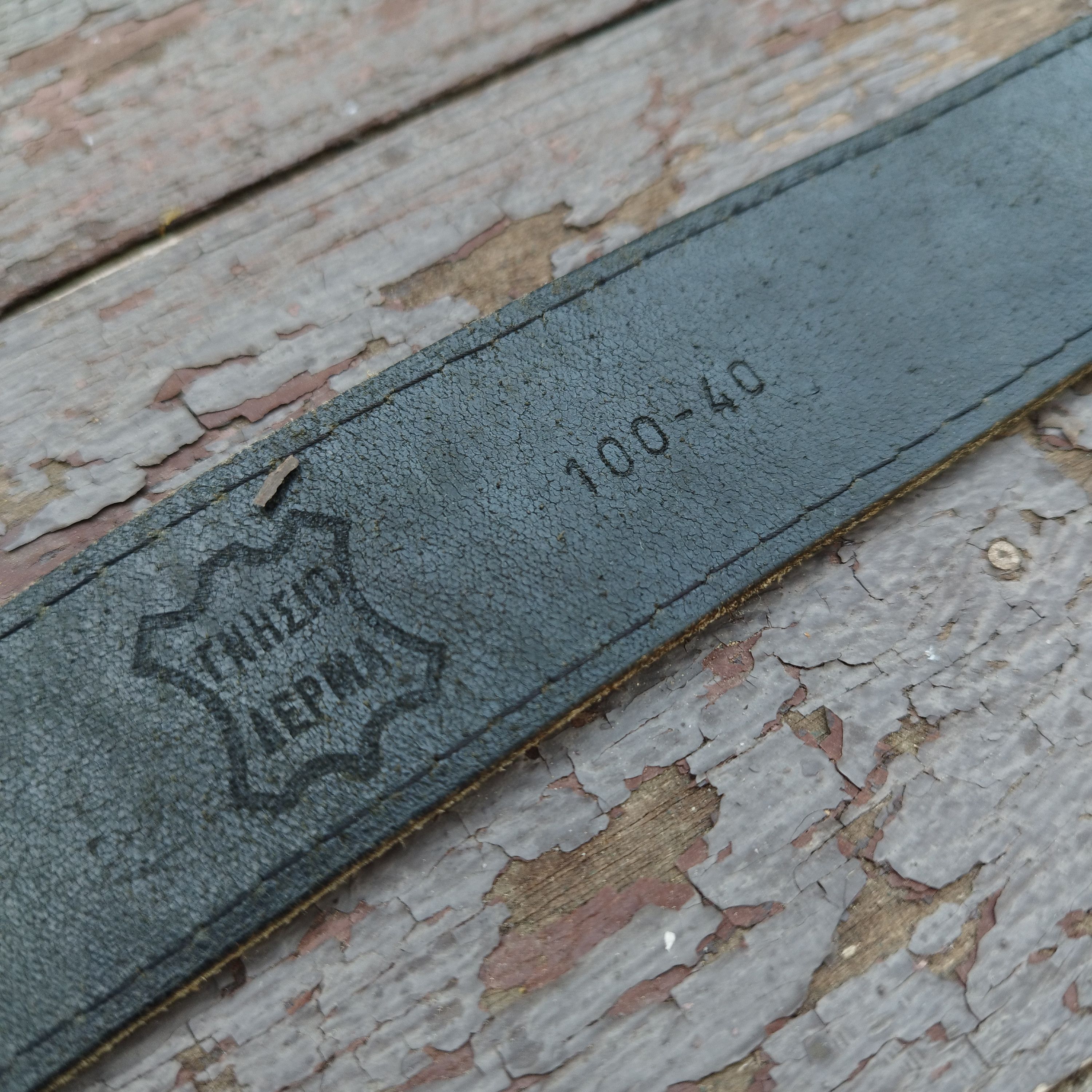 Nike Vintage Nike Swoosh Logo Metal Buckle Leather Belt Rare Size ONE SIZE - 9 Thumbnail