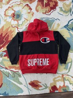 Hoodie champion x outlet supreme