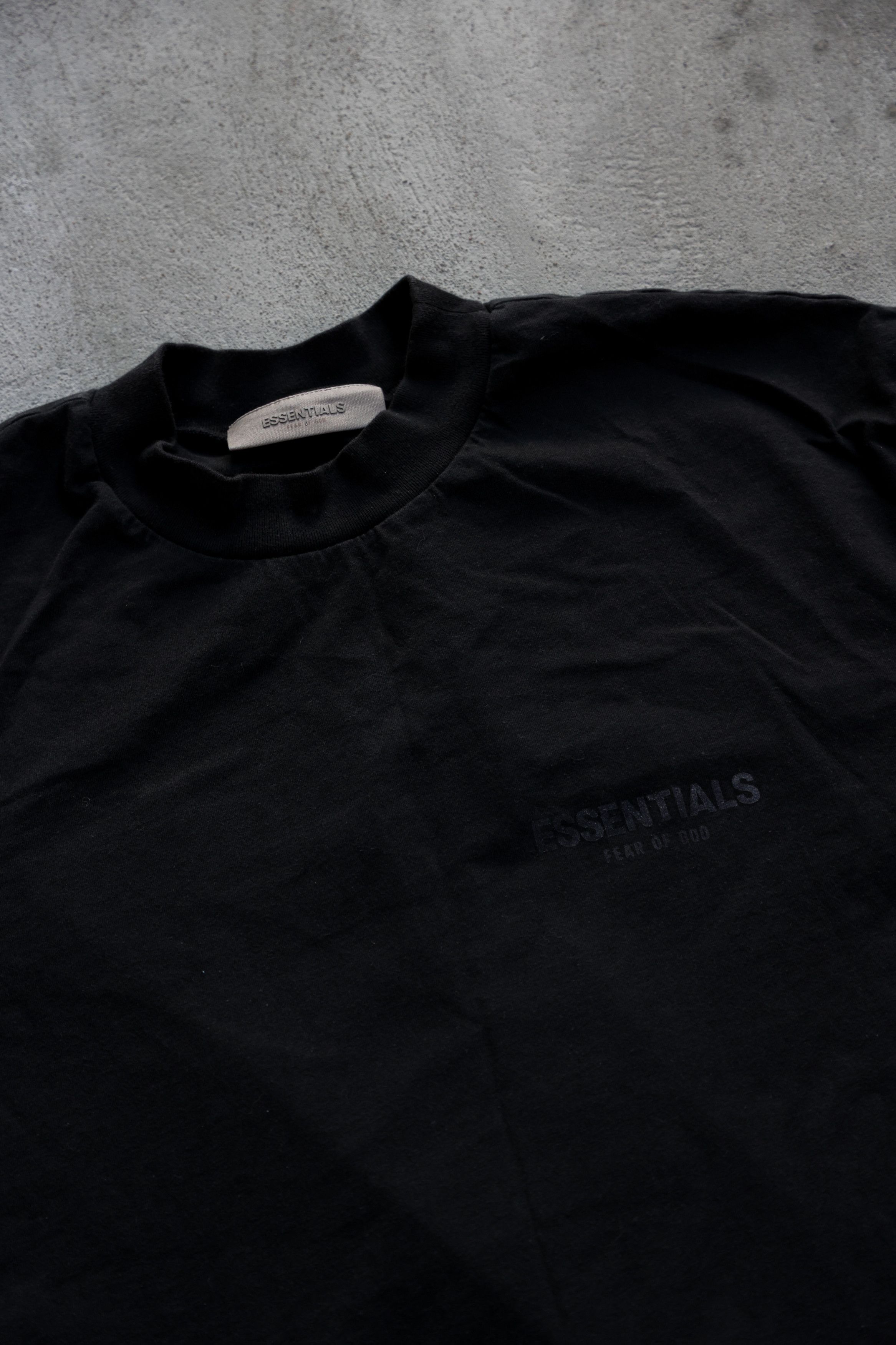 Fear of God Fear Of God Essentials Black Tee Size US L / EU 52-54 / 3 - 5 Thumbnail