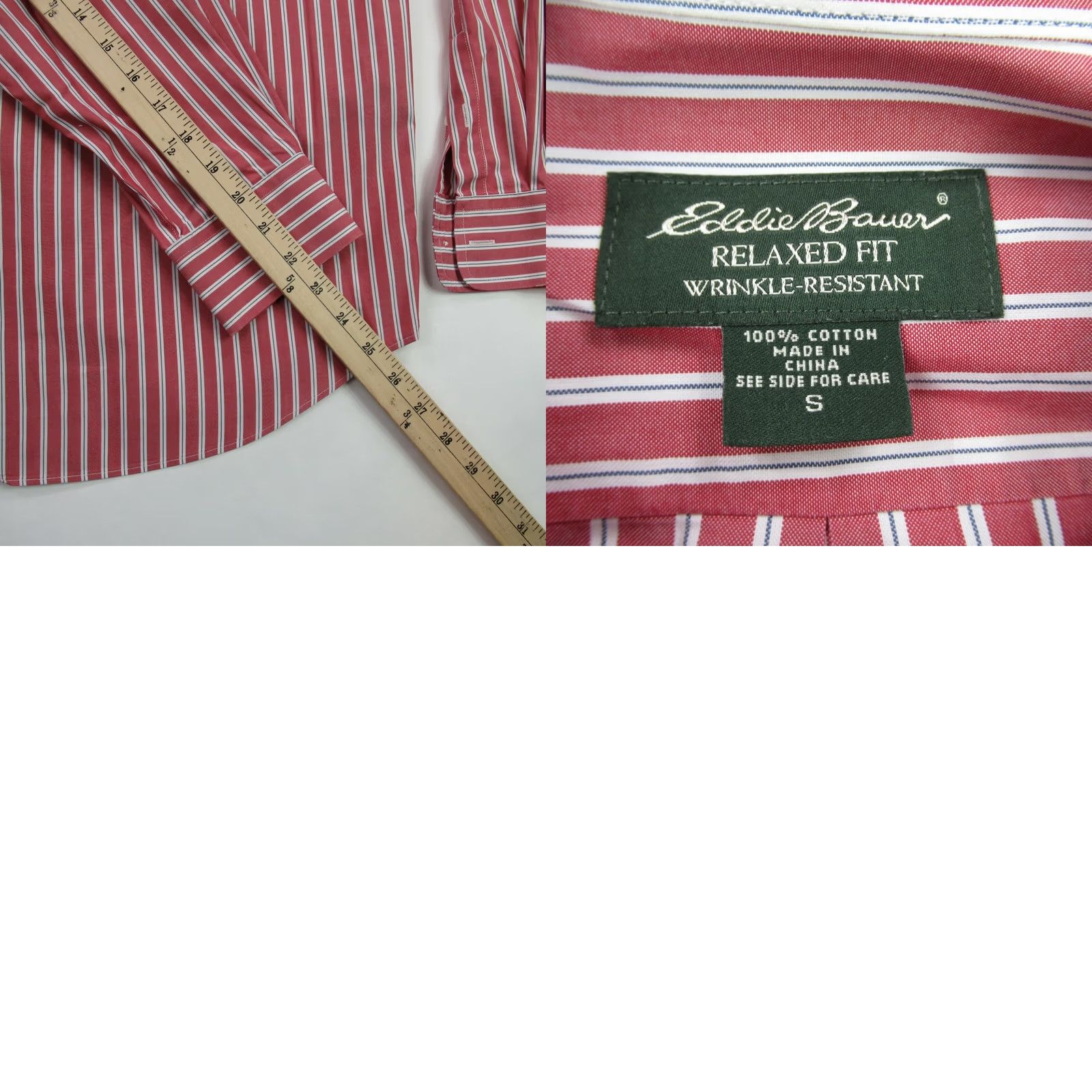 Eddie Bauer Eddie Bauer Shirt Adult Small Long Sleeve Stripes Button Front Pockets Mens Size US S / EU 44-46 / 1 - 8 Thumbnail