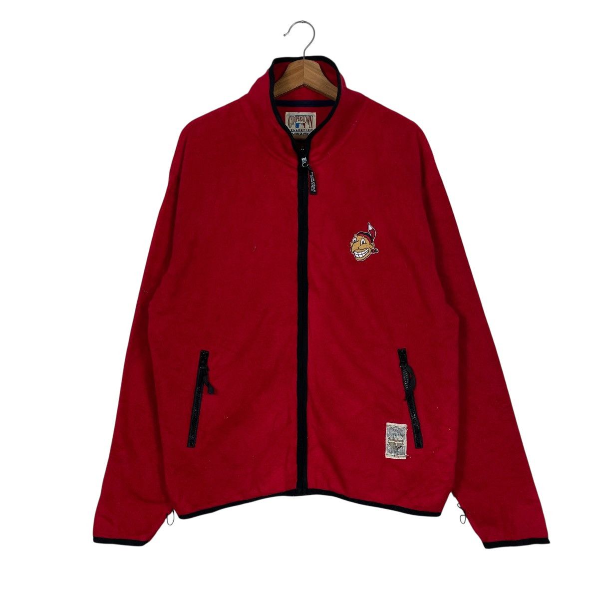 Mirage Vintage Mirage Cleveland Indians Fleece Jacket Size US L / EU 52-54 / 3 - 1 Thumbnail