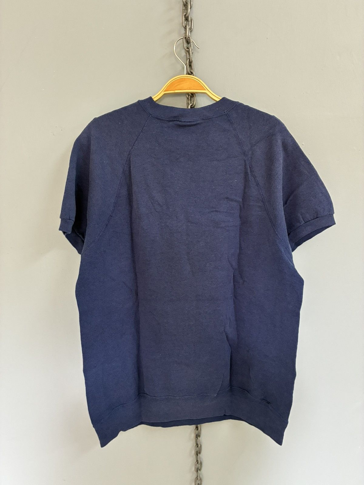 Vintage Vintage 80s Plain short sleeve sweatshirt Size US XL / EU 56 / 4 - 2 Thumbnail