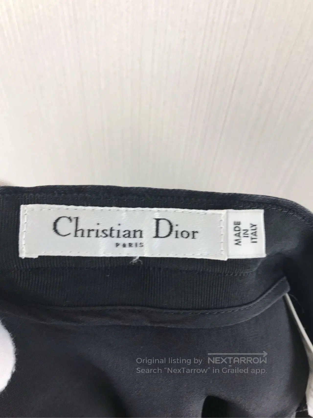 Dior dior pleated silk midi skirt in black. Size US 40 / EU 56 - 3 Thumbnail