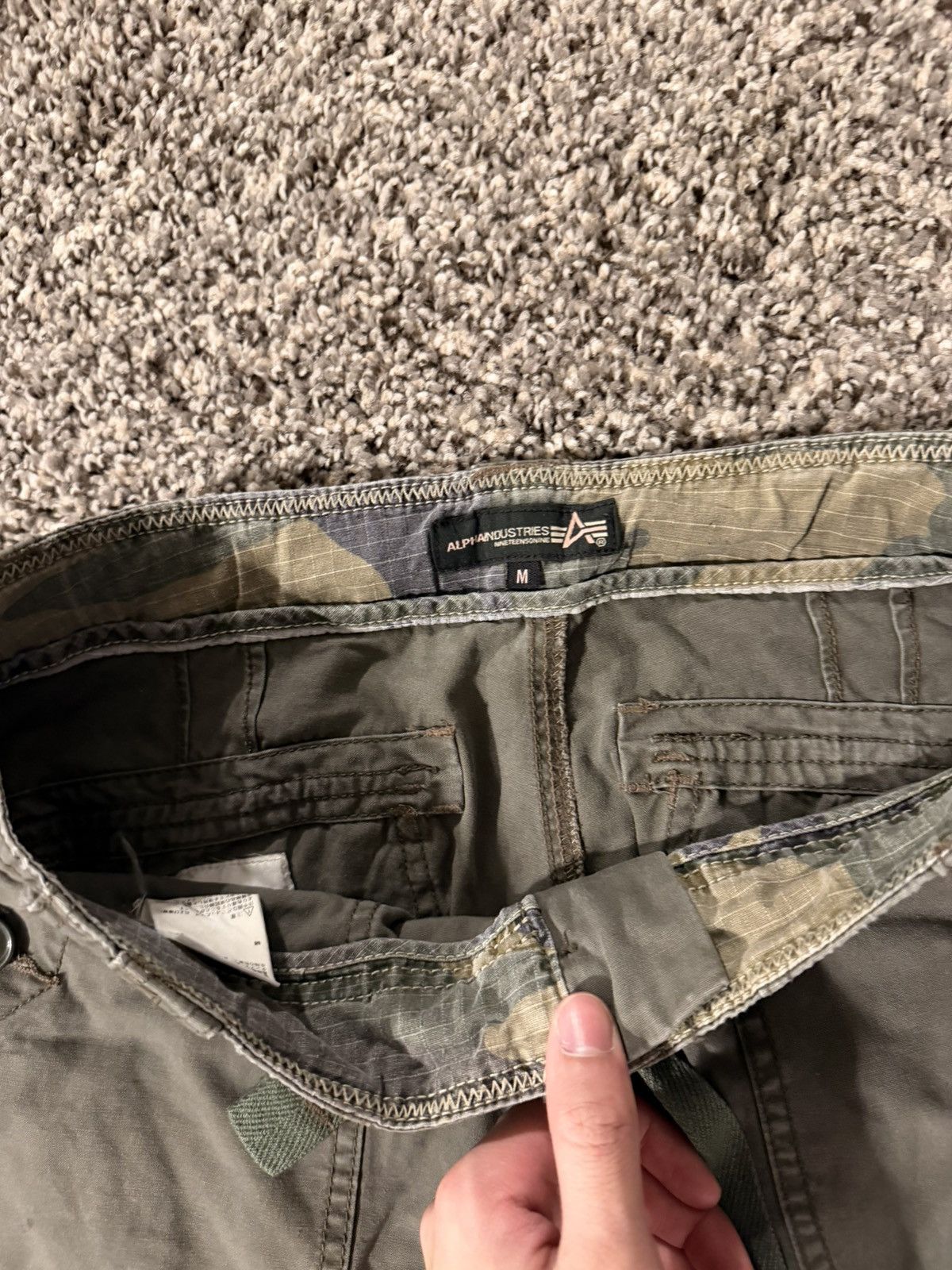 Alpha Industries Womens Vintage alpha industries military cargos Size 30" / US 8 / IT 44 - 4 Thumbnail