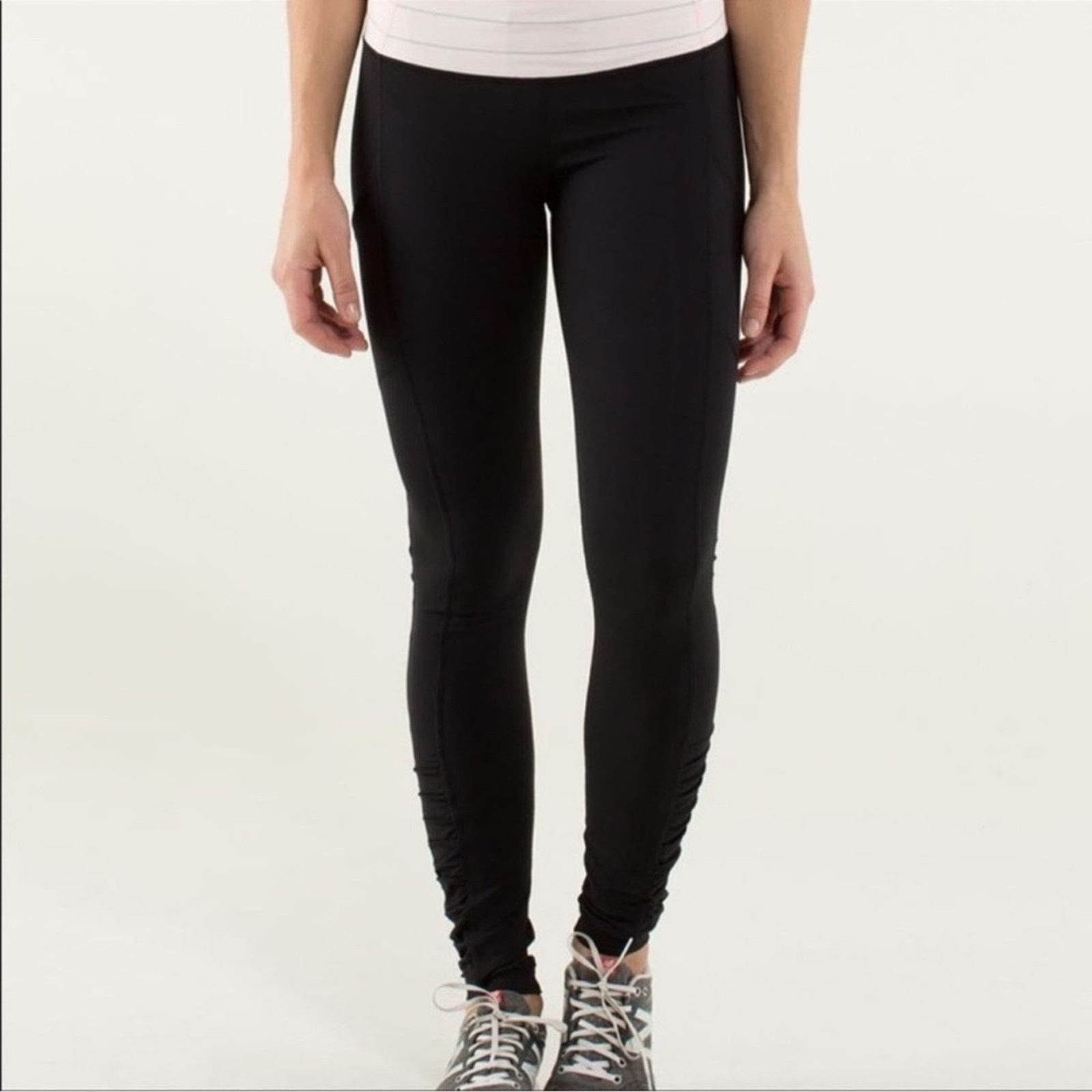 Lululemon Lululemon Speed Tight Interlock Leggings Black Size 6 Size 28" / US 6 / IT 42 - 3 Thumbnail