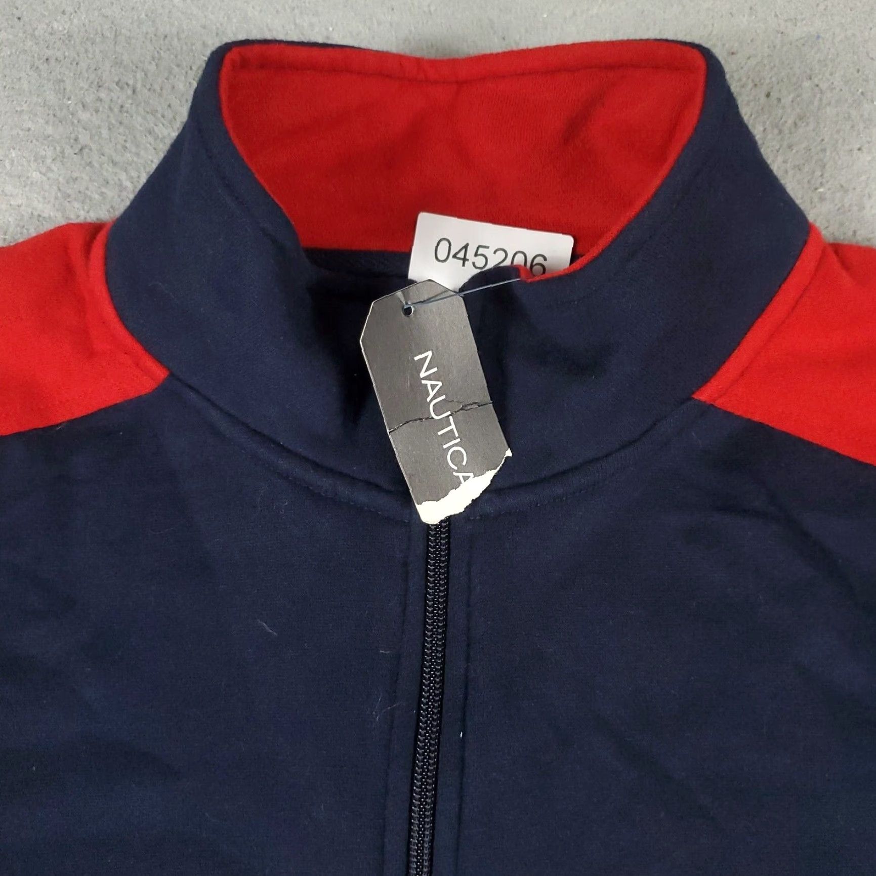 Nautica Nautica Mens Large Blue 1/4 Zip Pullover Sweater Size US L / EU 52-54 / 3 - 3 Thumbnail