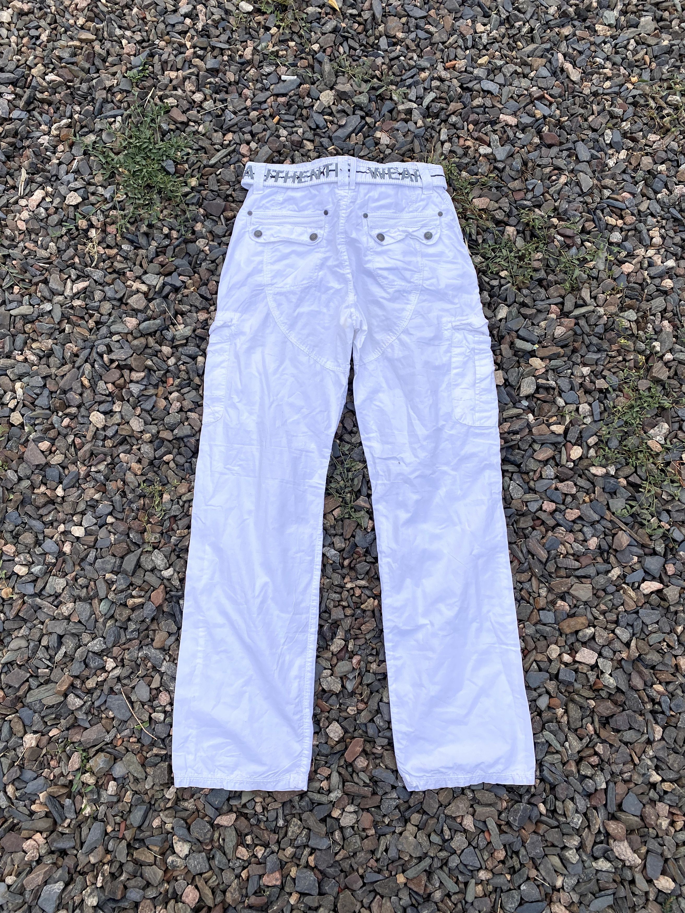 Beauty Beast × If Six Was Nine Vintage White Cargo Multi Pocket Pants Streetwear Size 32 Size US 32 / EU 48 - 9 Thumbnail