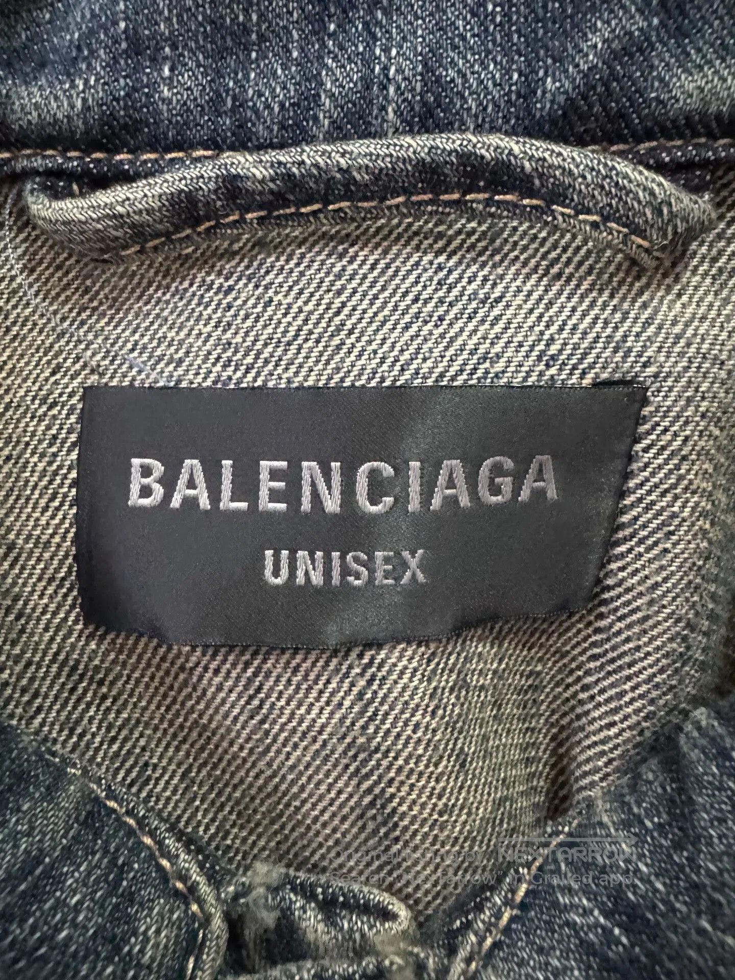 Balenciaga balenciaga bitcoin denim jacket with dual arms. Size US XS / EU 42 / 0 - 3 Thumbnail