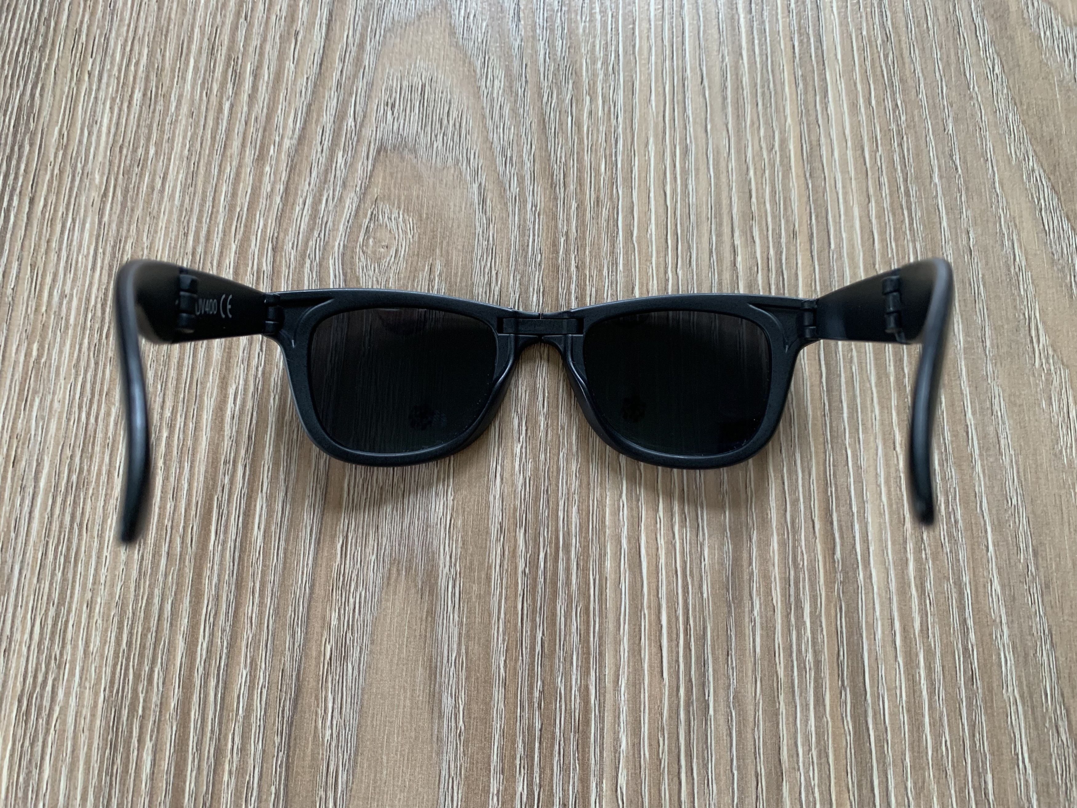 Designer Black Classic Trekking Folding Sunglasses UV Size ONE SIZE - 4 Thumbnail