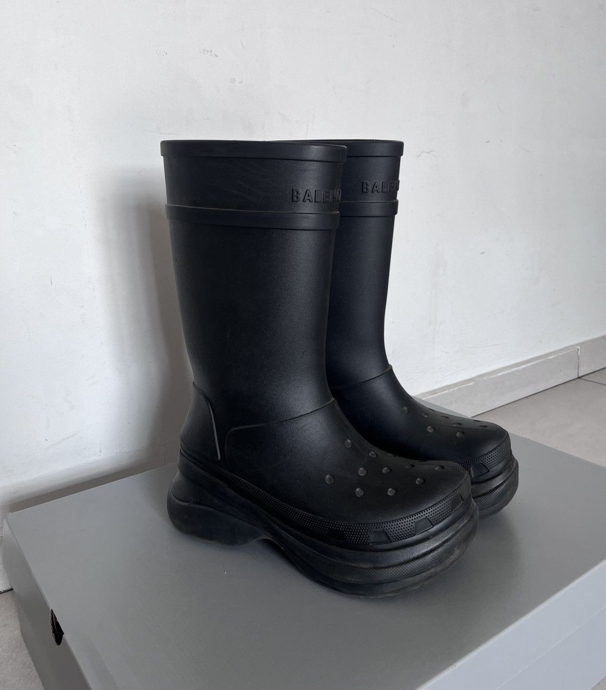 Balenciaga × Crocs Balenciaga Crocs Boots Size US 12 / EU 45 - 1 Thumbnail