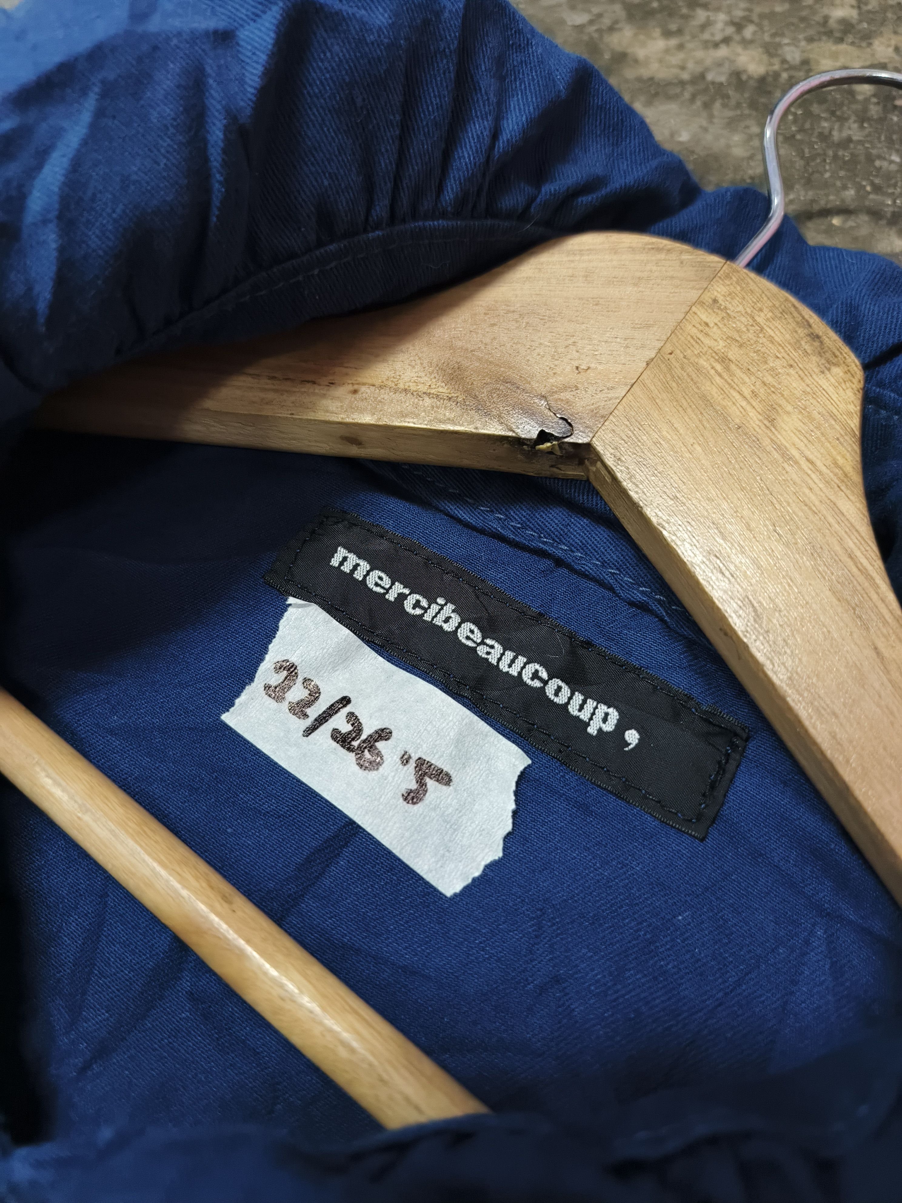 mercibeaucoup Mercibeaucoup issey miyake indigo shirt button up Size US M / EU 48-50 / 2 - 9 Thumbnail