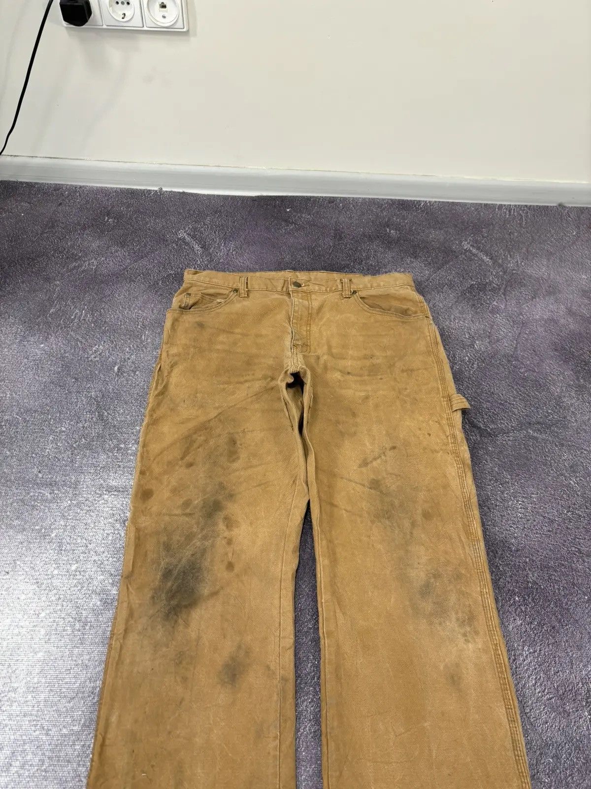 Dickies × Vintage Vintage Dickies USA Distressed Work Hype Baggy Pants Size US 34 / EU 50 - 8 Thumbnail