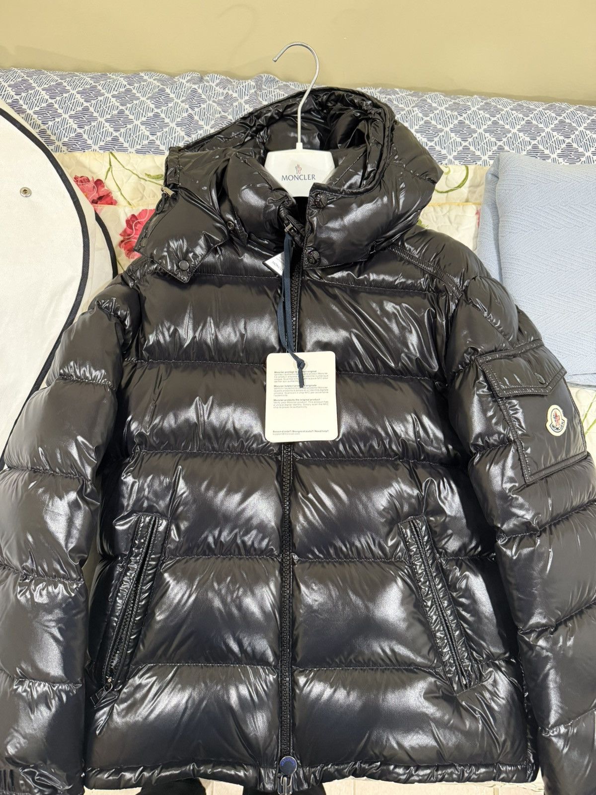Moncler Black Maya Moncler jacket Size US S / EU 44-46 / 1 - 9 Thumbnail