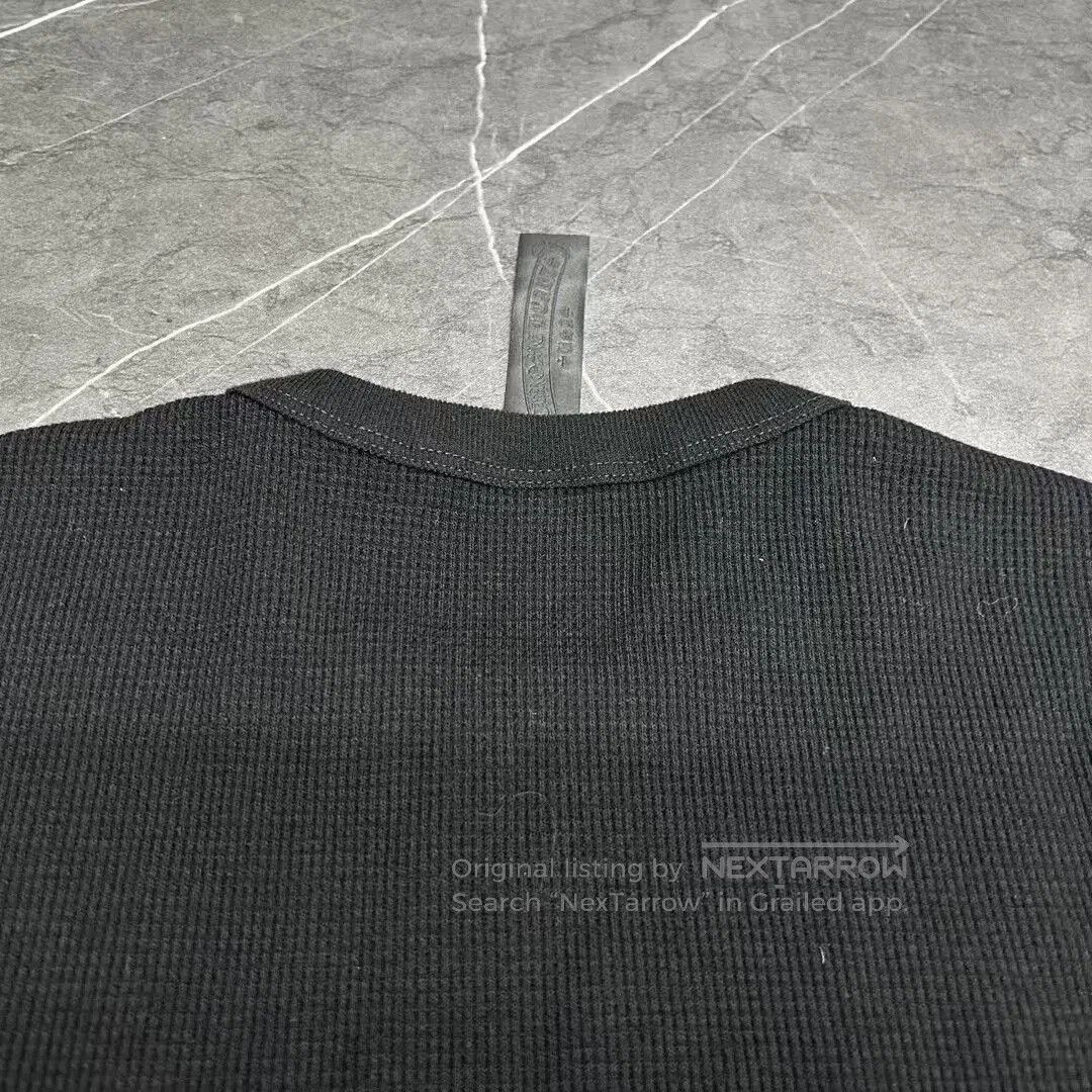 Chrome Hearts Chrome Hearts Black Waffle Logo T-Shirt. Size US L / EU 52-54 / 3 - 6 Thumbnail