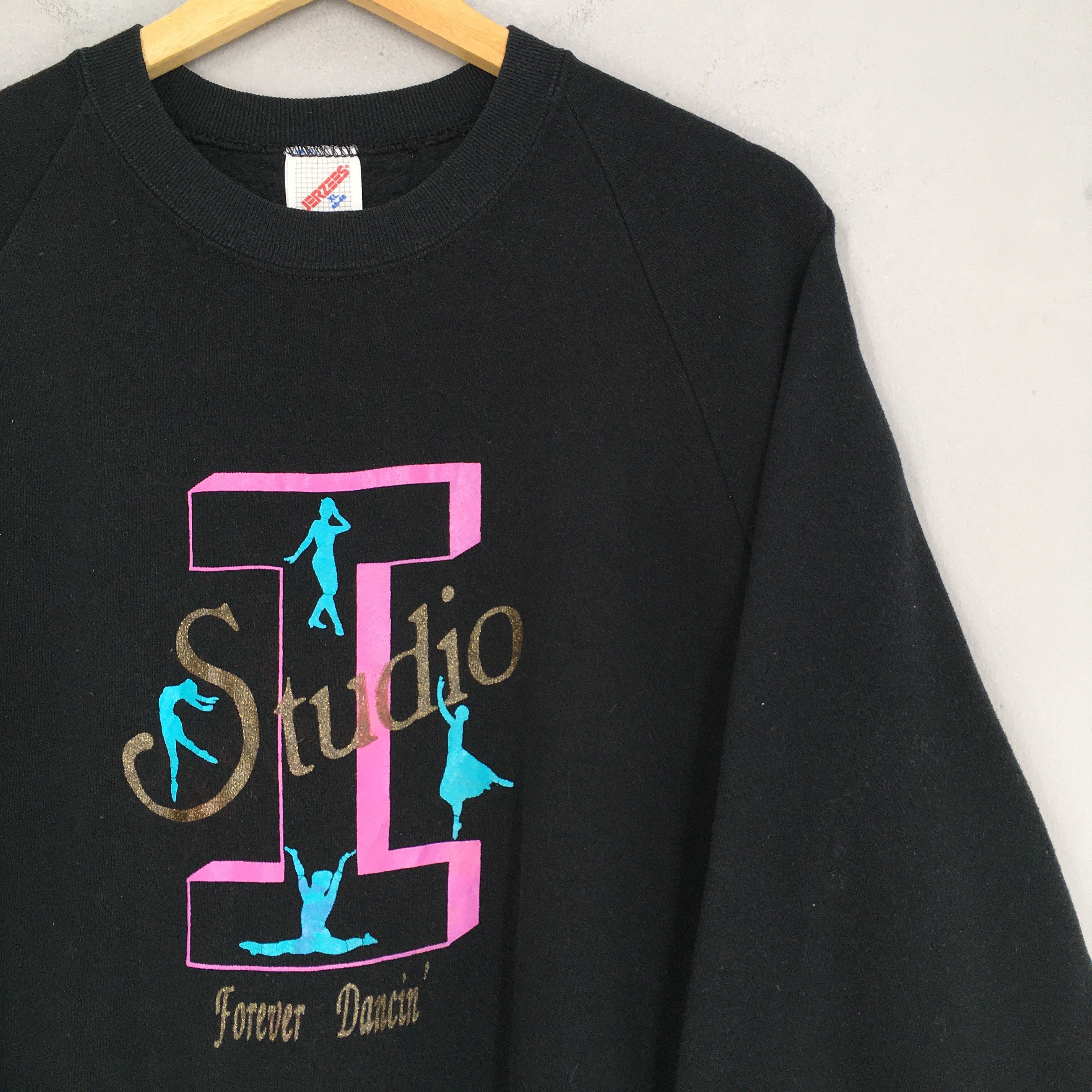 Jerzees × Vintage Vintage 1990s Ballet Dancing Studio Sweatshirt XLarge Size US XL / EU 56 / 4 - 2 Thumbnail