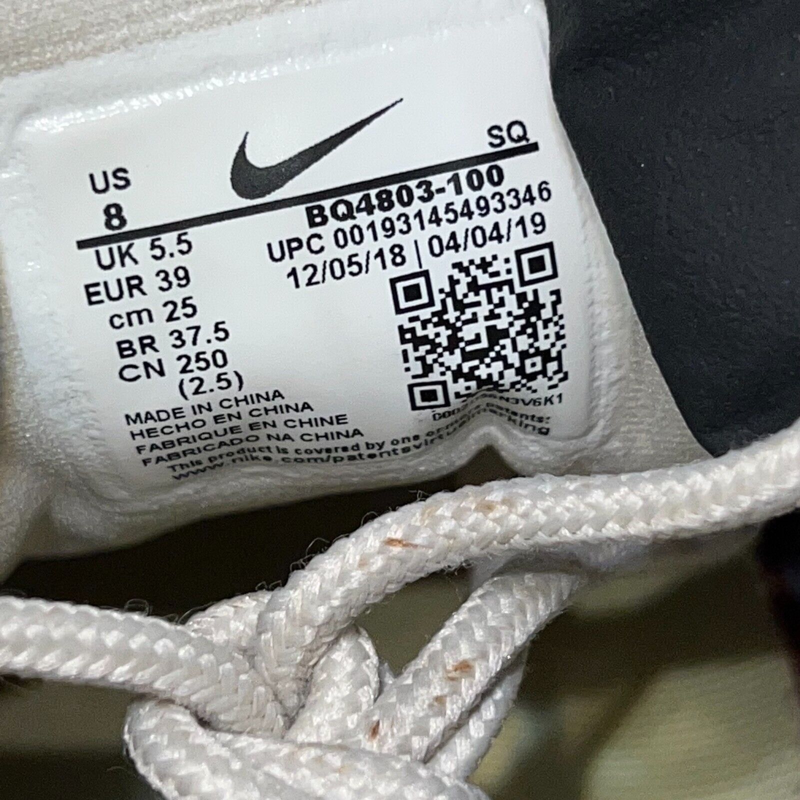 Nike Nike Women's Size 8 Air Max Plus LX White Retro BQ4803-100 Size US 8 / IT 38 - 13 Thumbnail