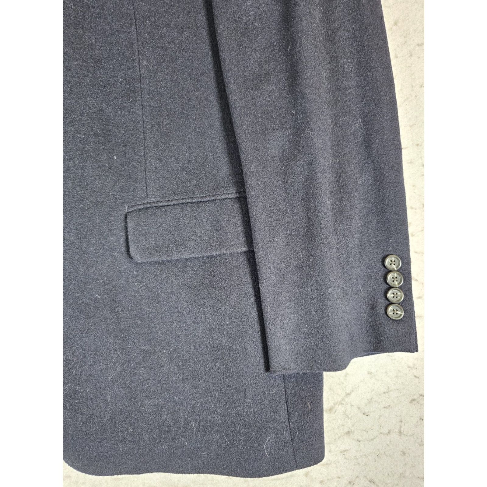 Ralph Lauren VINTAGE Ralph Lauren Green Label Wool Silk Cashmere Navy Blue Blazer Sport Coat Mens Size 42R Regular 42 Blue Jacket Classic Blazer Mens 42 Size 42R - 6 Thumbnail