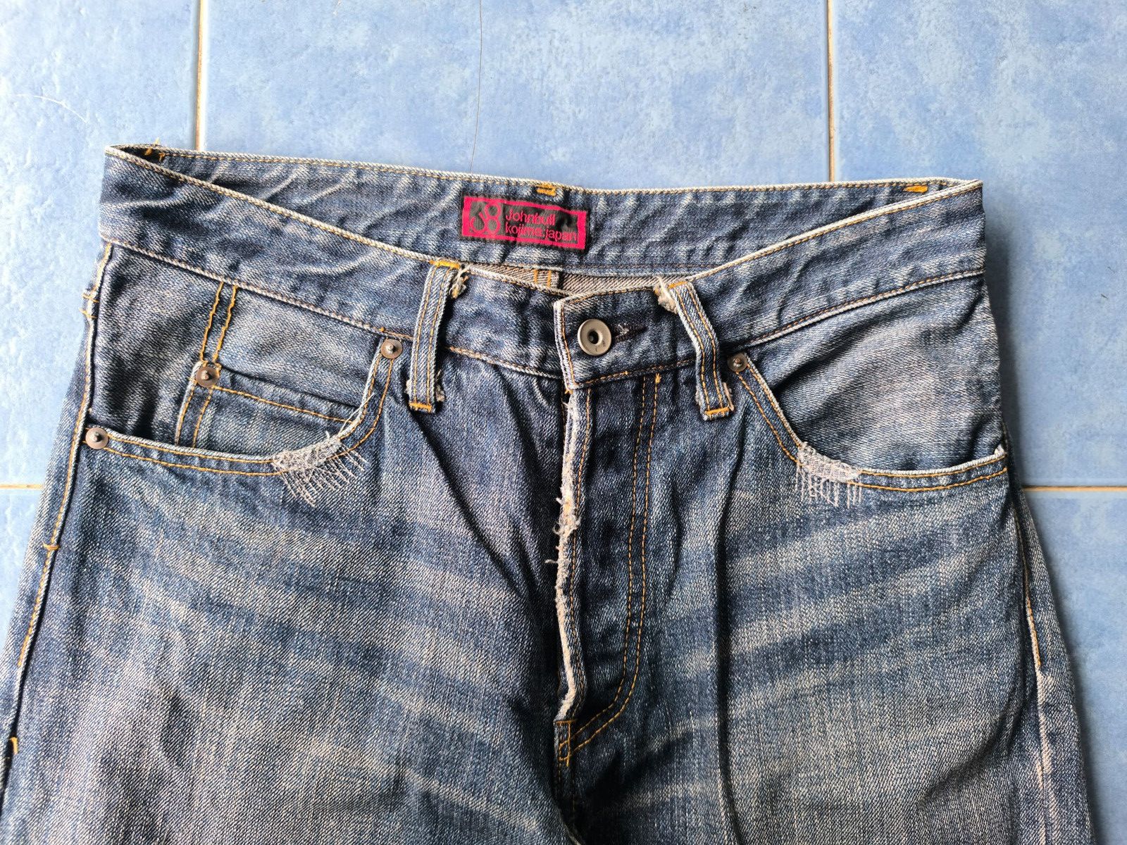 Kapital Johnbull Kojima Japan Kapital Style Patchwork denim Size US 31 - 4 Thumbnail