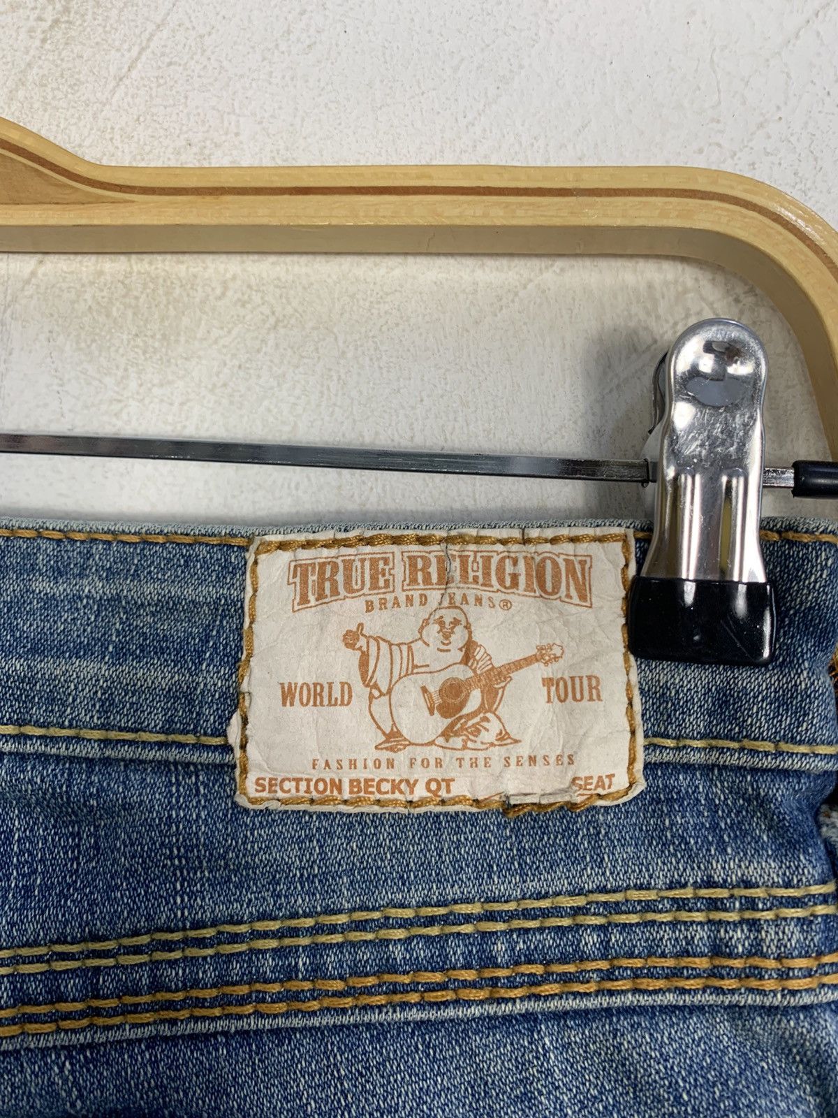True Religion True Religion Section Becky Qt Zipper Jeans Straight Cut Size 26" / US 2 / IT 38 - 6 Thumbnail
