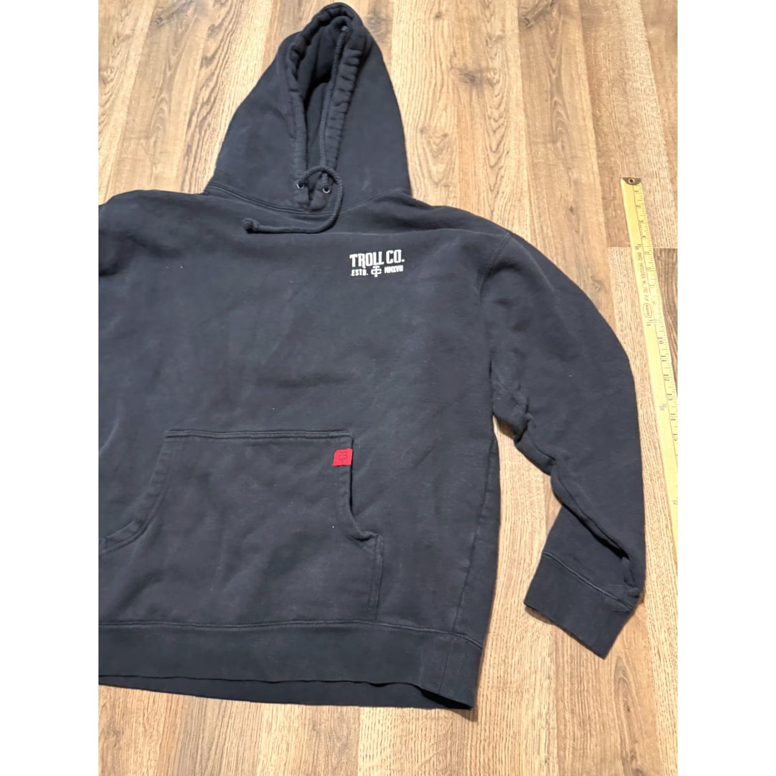 Vintage Troll Co. Sweatshirt Men's Size L Black Pullover ESTD. TC MMXVII Size US L / EU 52-54 / 3 - 5 Thumbnail