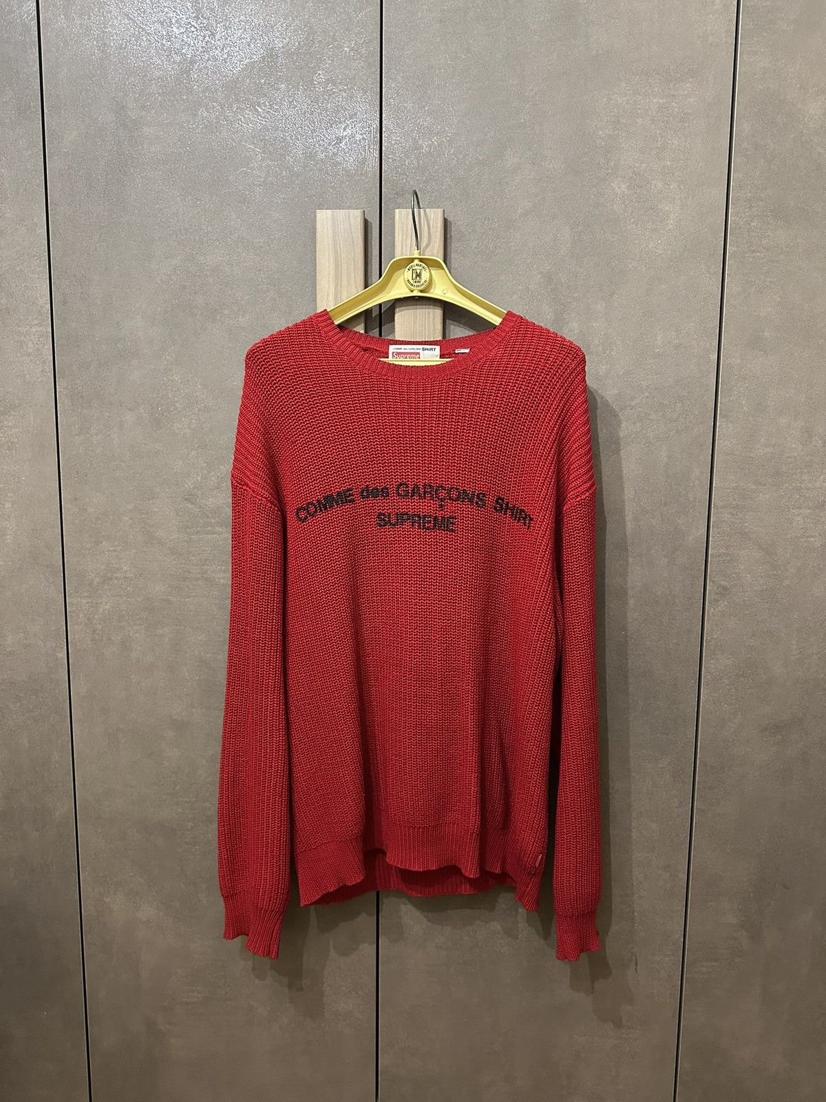Comme des Garcons × Supreme Supreme CDG Shirt Sweater - SMALL