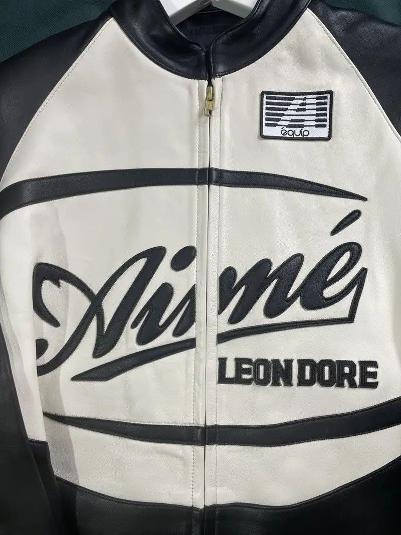 Aime Leon Dore Cafe Racer Leather Jacket