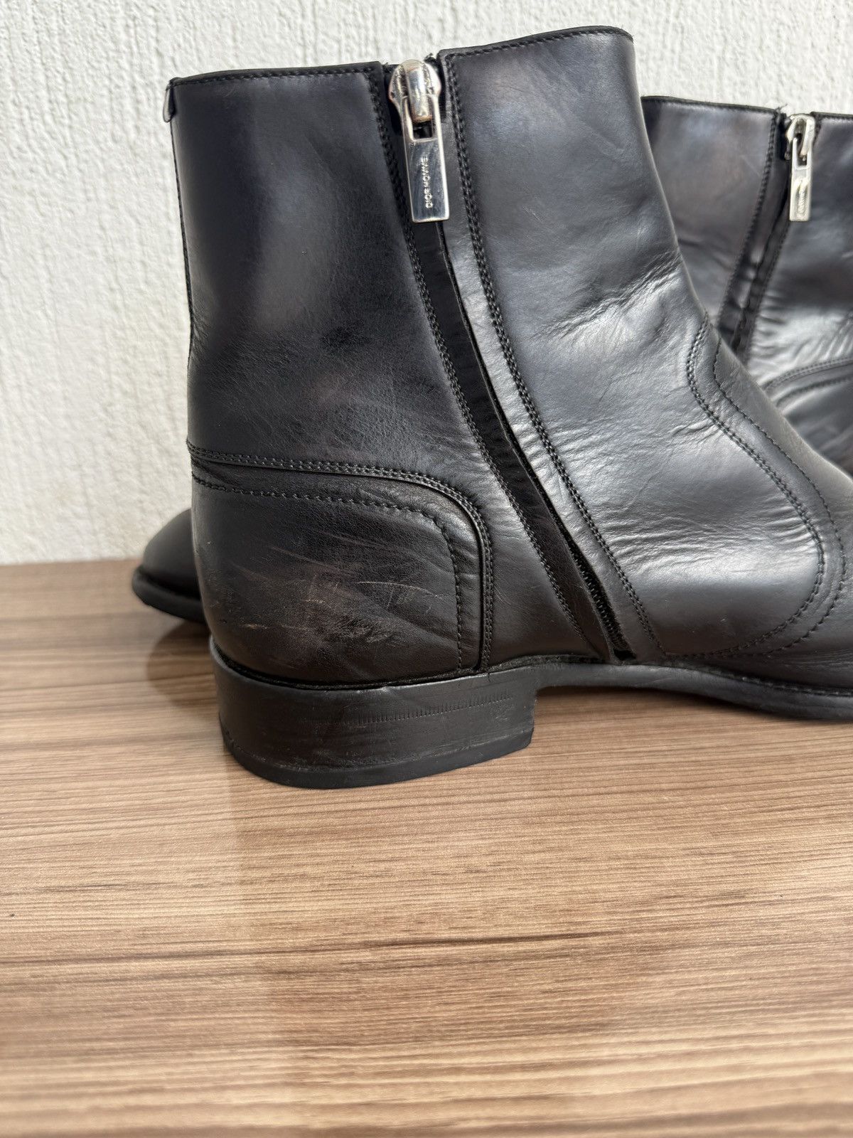 Dior Dior homme zipper ankle boots by kris van assche Size US 8.5 / EU 41-42 - 17 Thumbnail