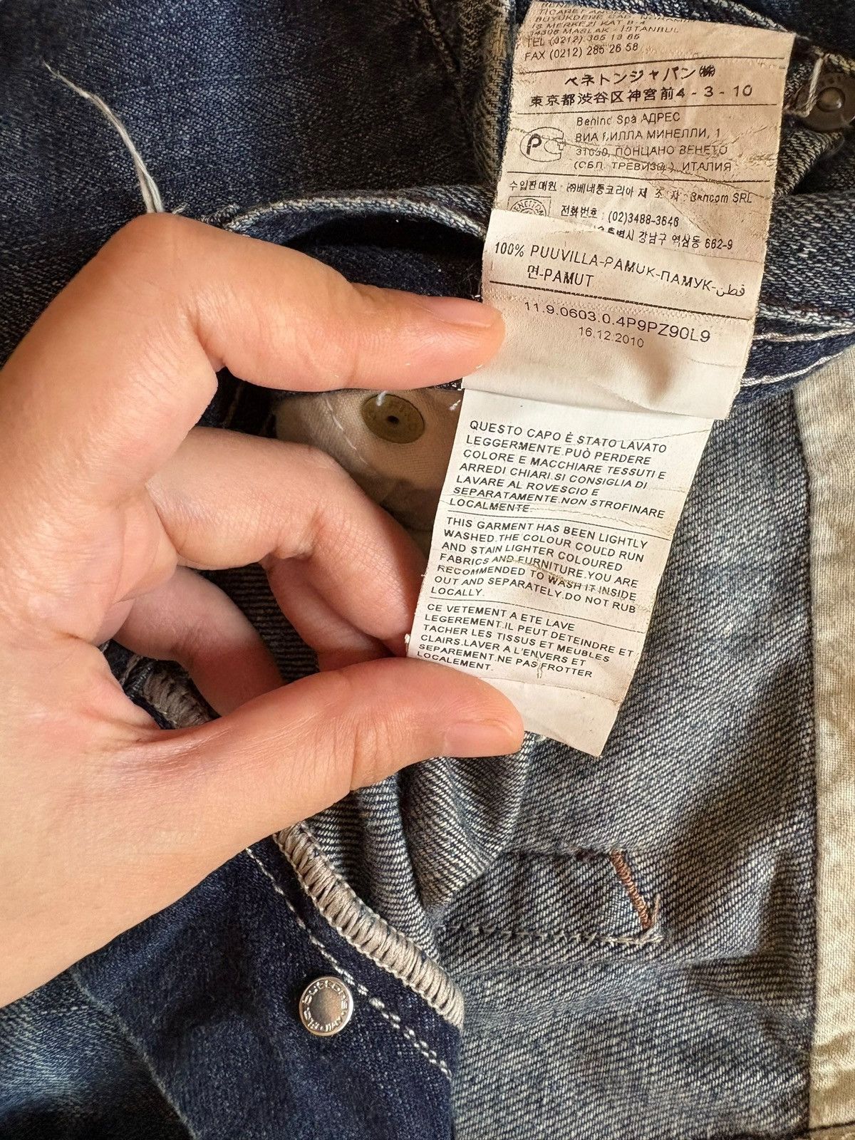 Japanese Brand SALES🔥Vintage Japanese Distressed Buckle Back Jean Shorts Size US 34 / EU 50 - 14 Thumbnail