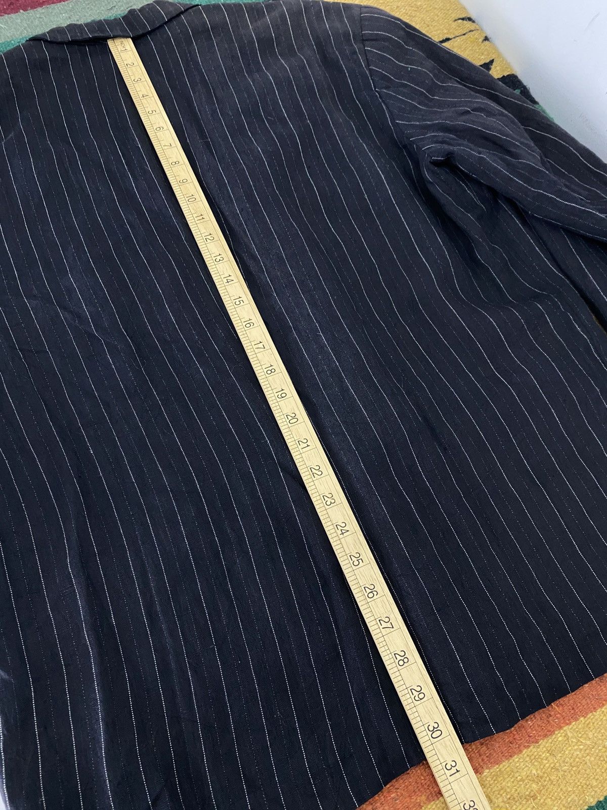 Comme des Garcons Homme Comme des Garcons Home Plus Pinstripe Oversized Jacket Size US M / EU 48-50 / 2 - 5 Thumbnail