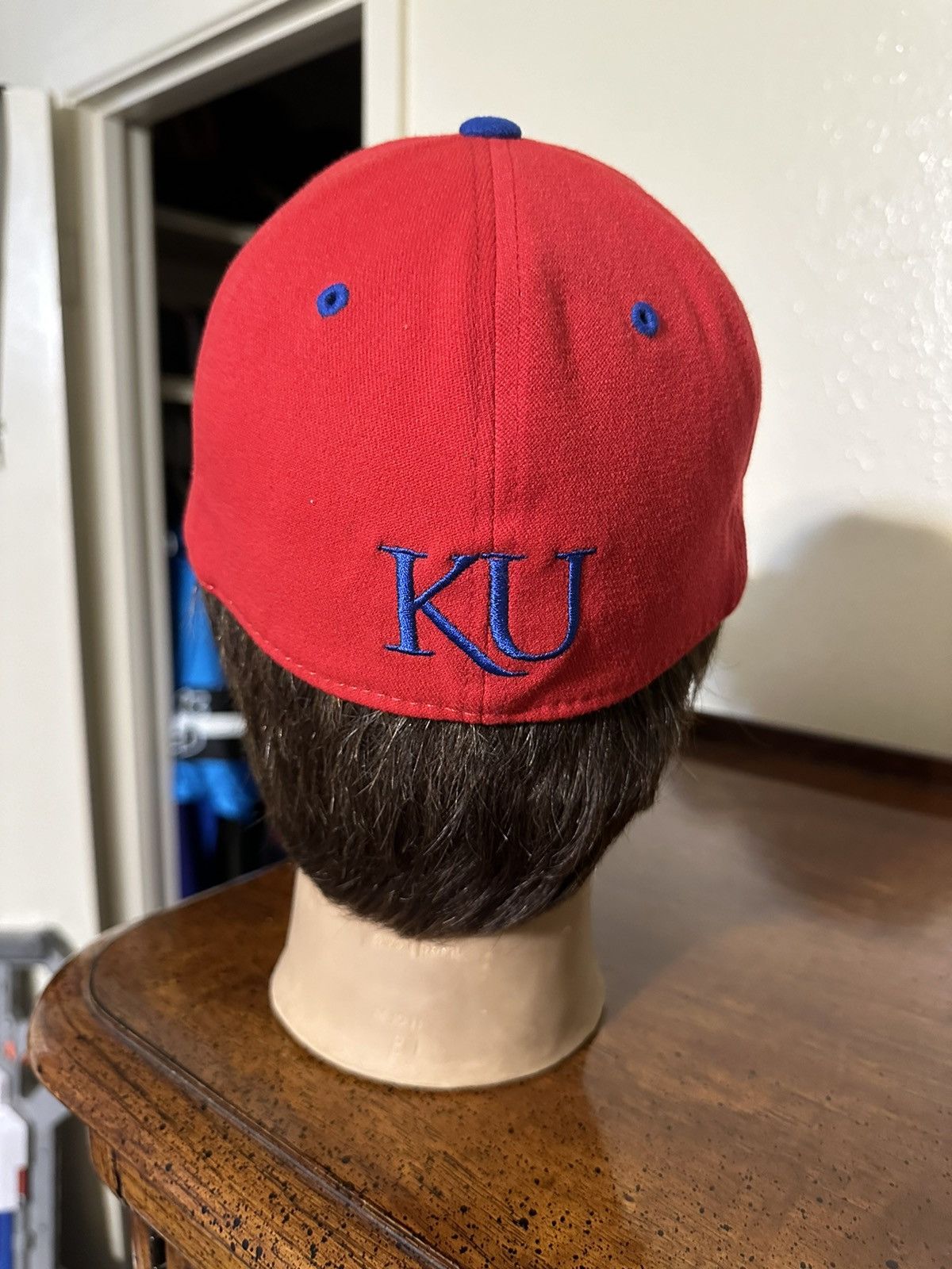NCAA × Vintage Vintage NCAA Kansas Jayhawks university one size hat 90s Size ONE SIZE - 4 Thumbnail