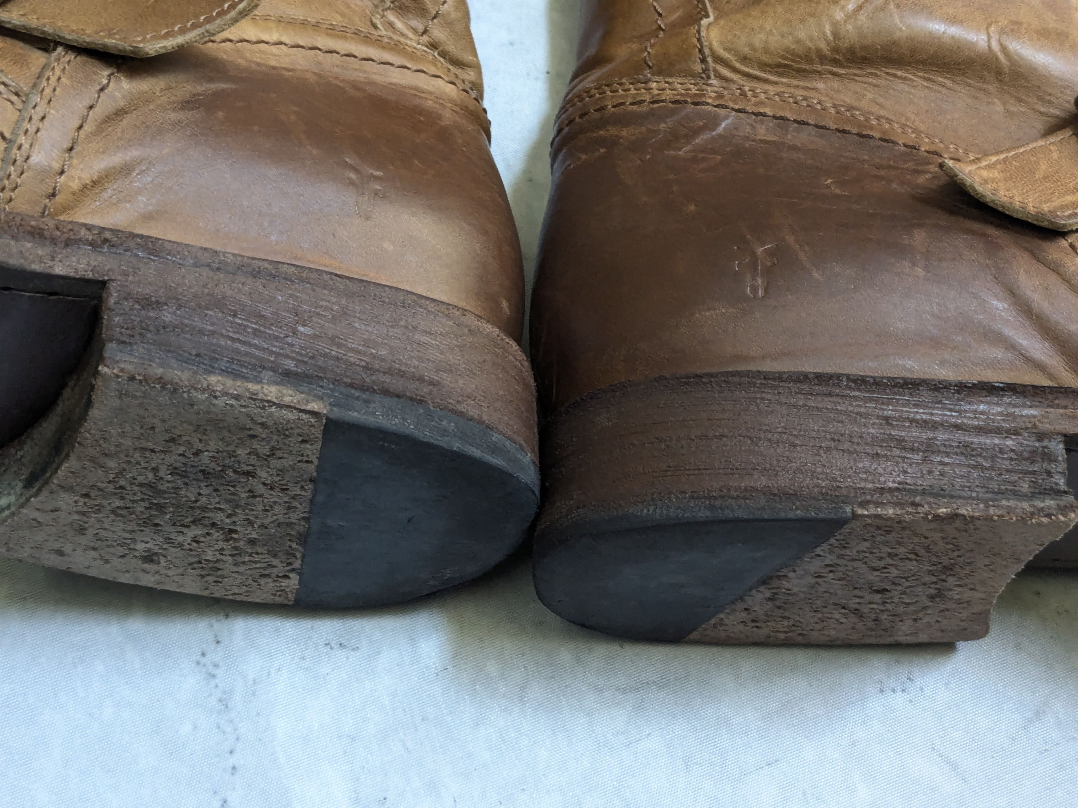 Frye Frye Engineer Boots Brown Leather 11.5 Motorcycle Biker Size US 11.5 / EU 44-45 - 18 Thumbnail