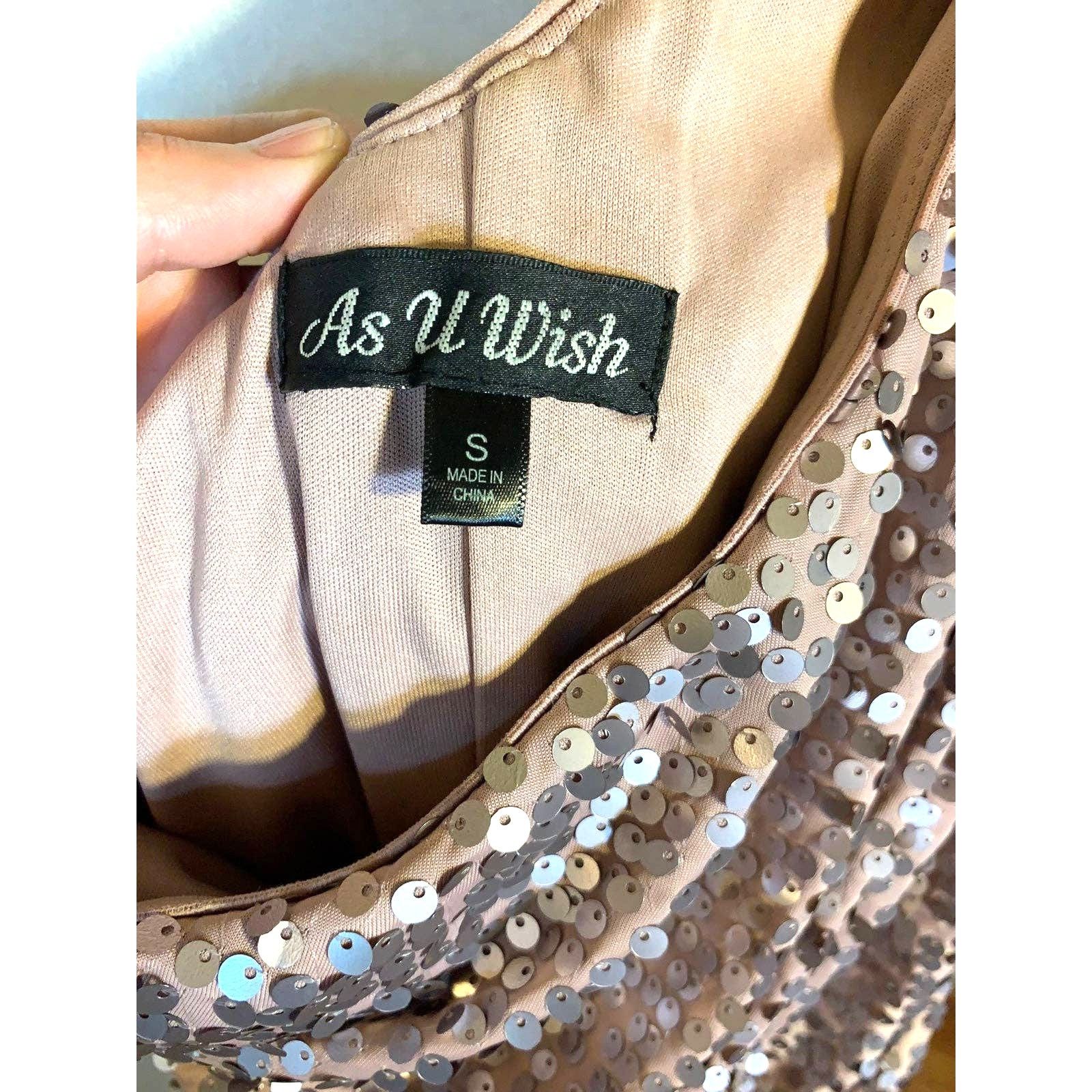 Other Women One shoulder sequin mini dress size S Size S / US 4 / IT 40 - 3 Thumbnail