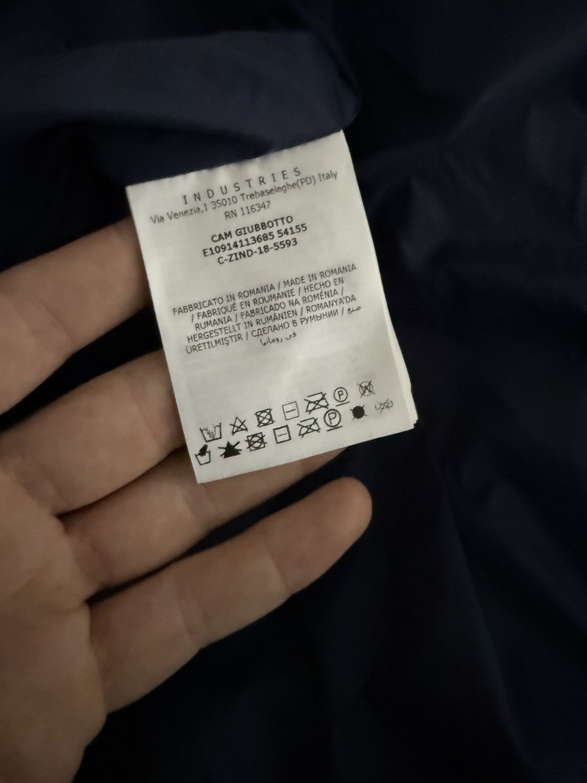 Moncler Moncler Jacket Cam Size 4 (L) Navy Blue Size US L / EU 52-54 / 3 - 6 Thumbnail