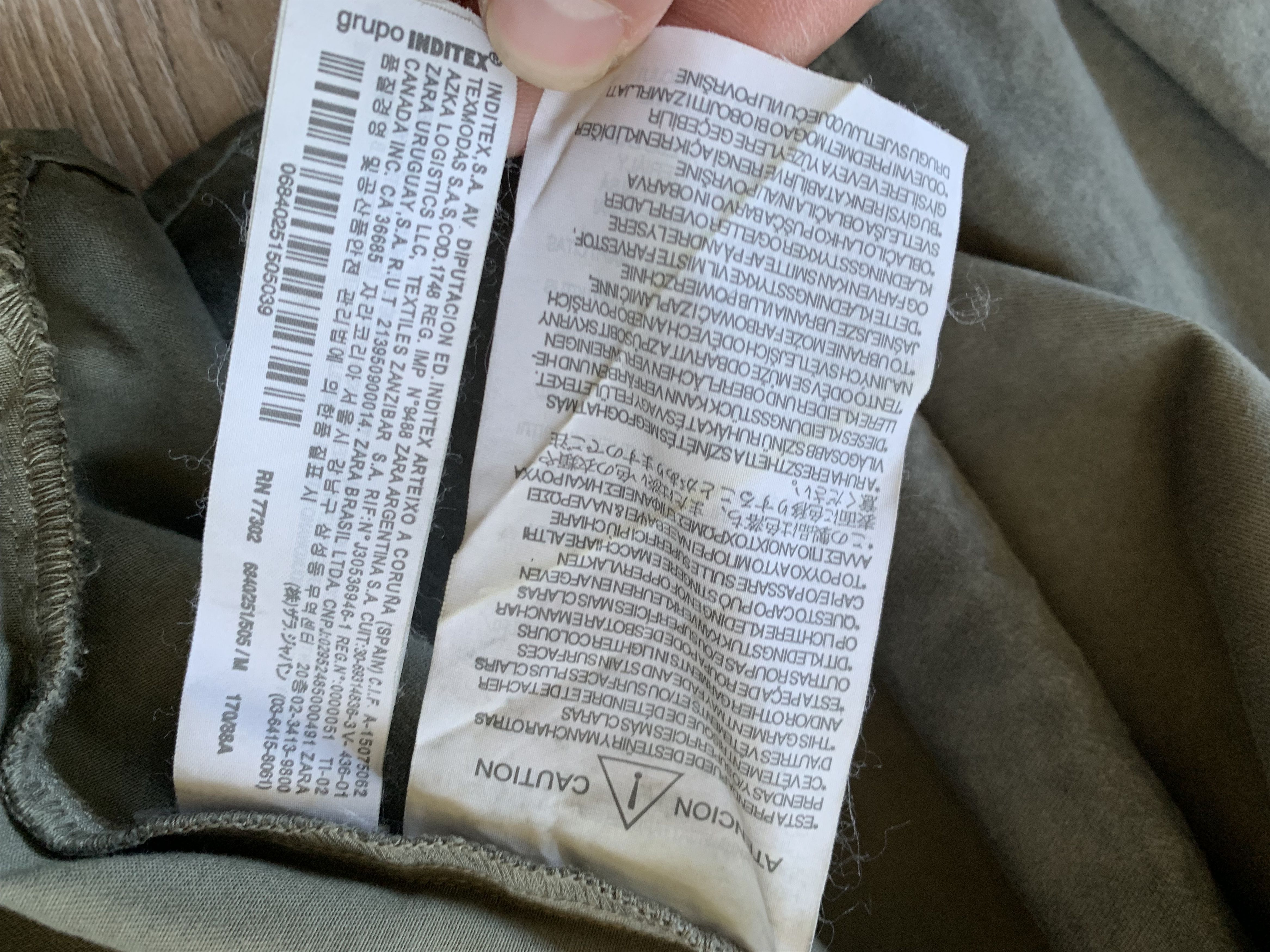 Other Zara Woman Premium Denim Military Patch Olive Green Jacket Size M / US 6-8 / IT 42-44 - 7 Thumbnail